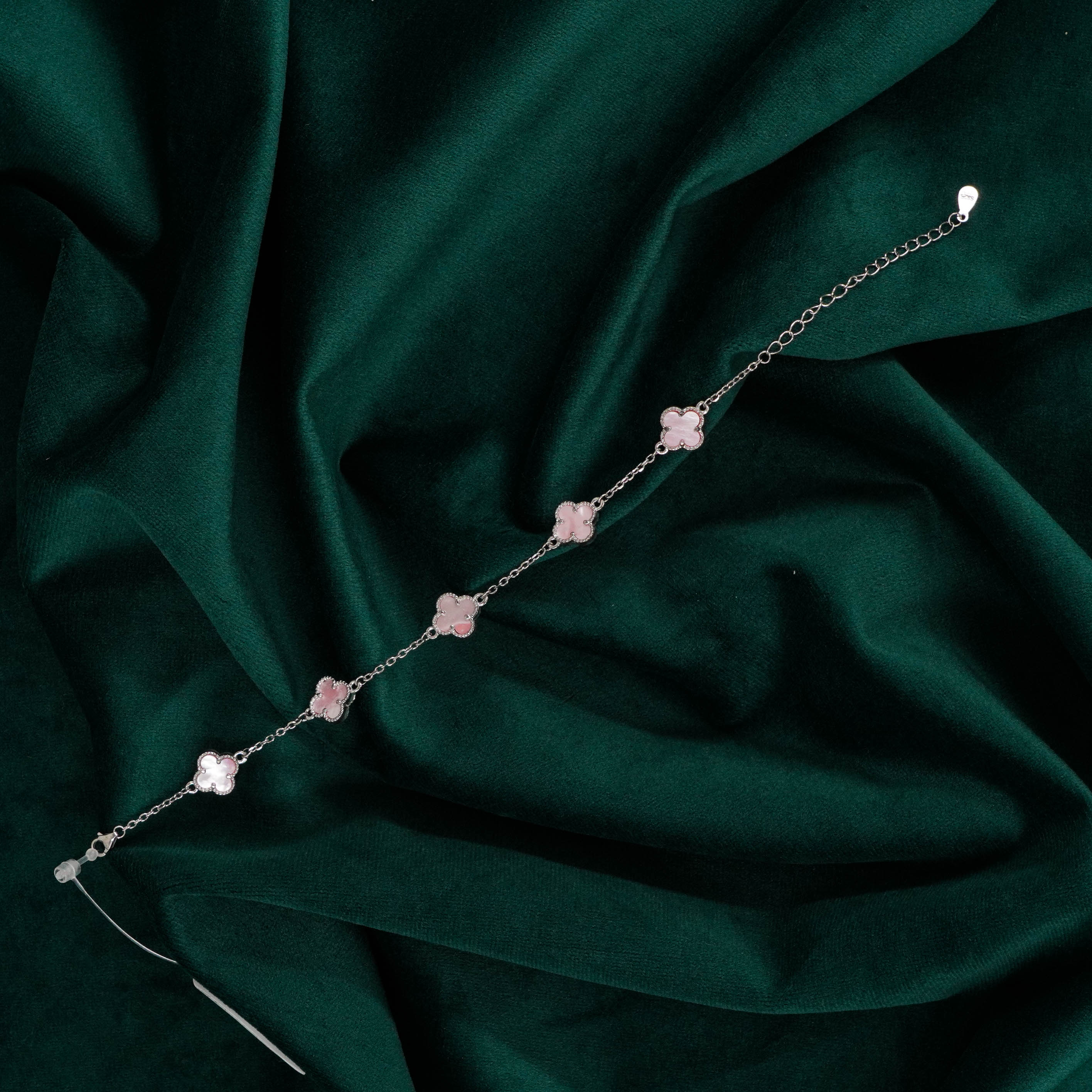 Pink Clover Bracelet