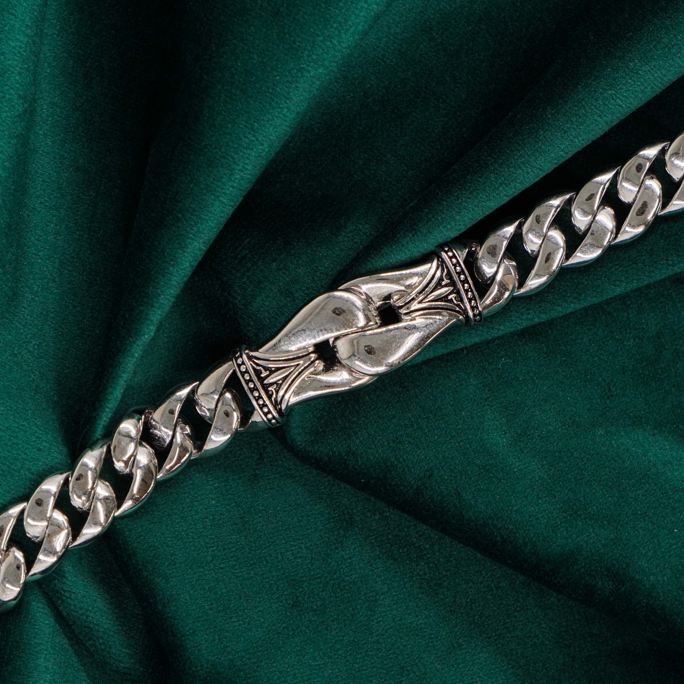 Raag Silver Jewellery Basheerbagh - Silver Onyx Bracelet