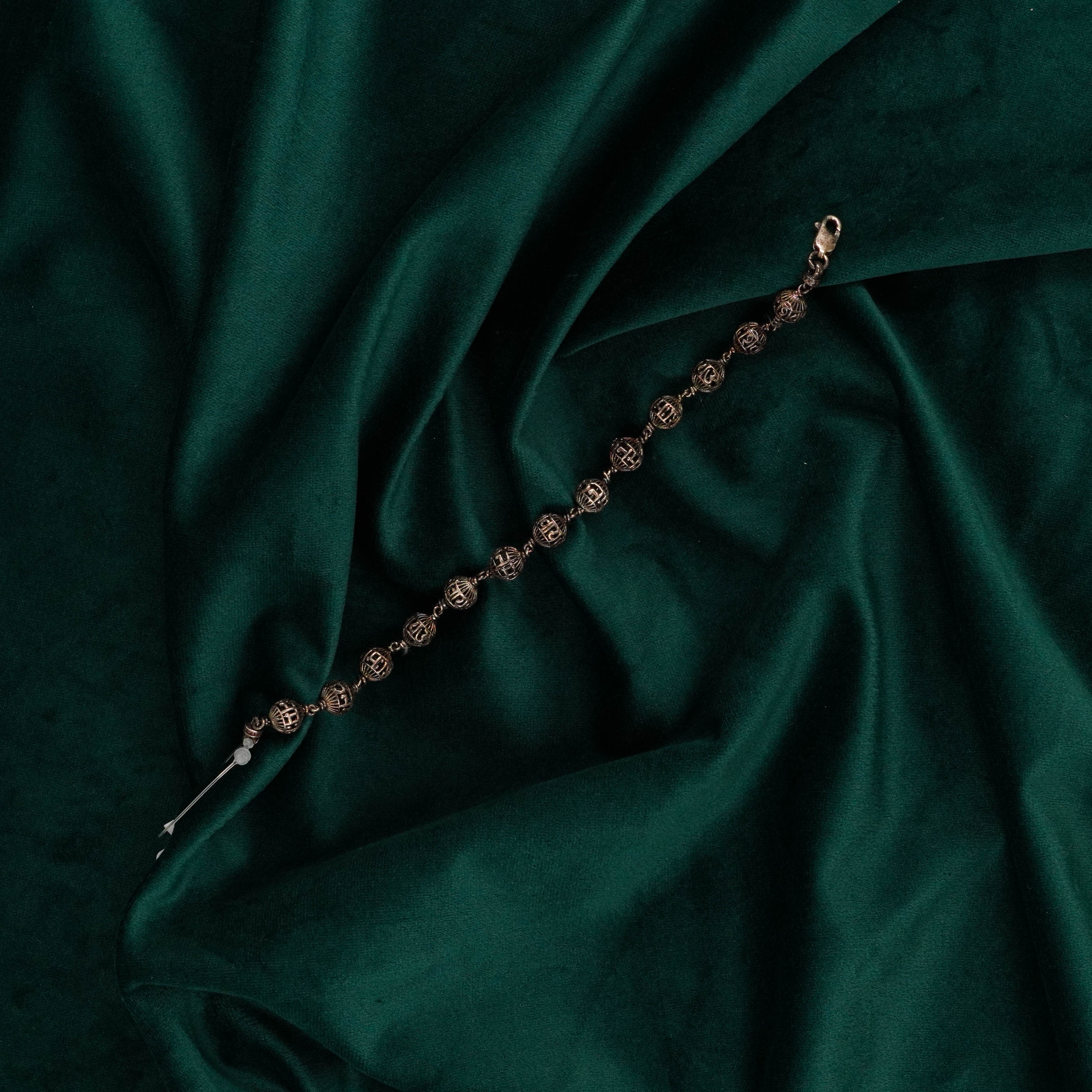 Raag Silver Jewellery Basheerbagh - Ornate Silver Bracelet