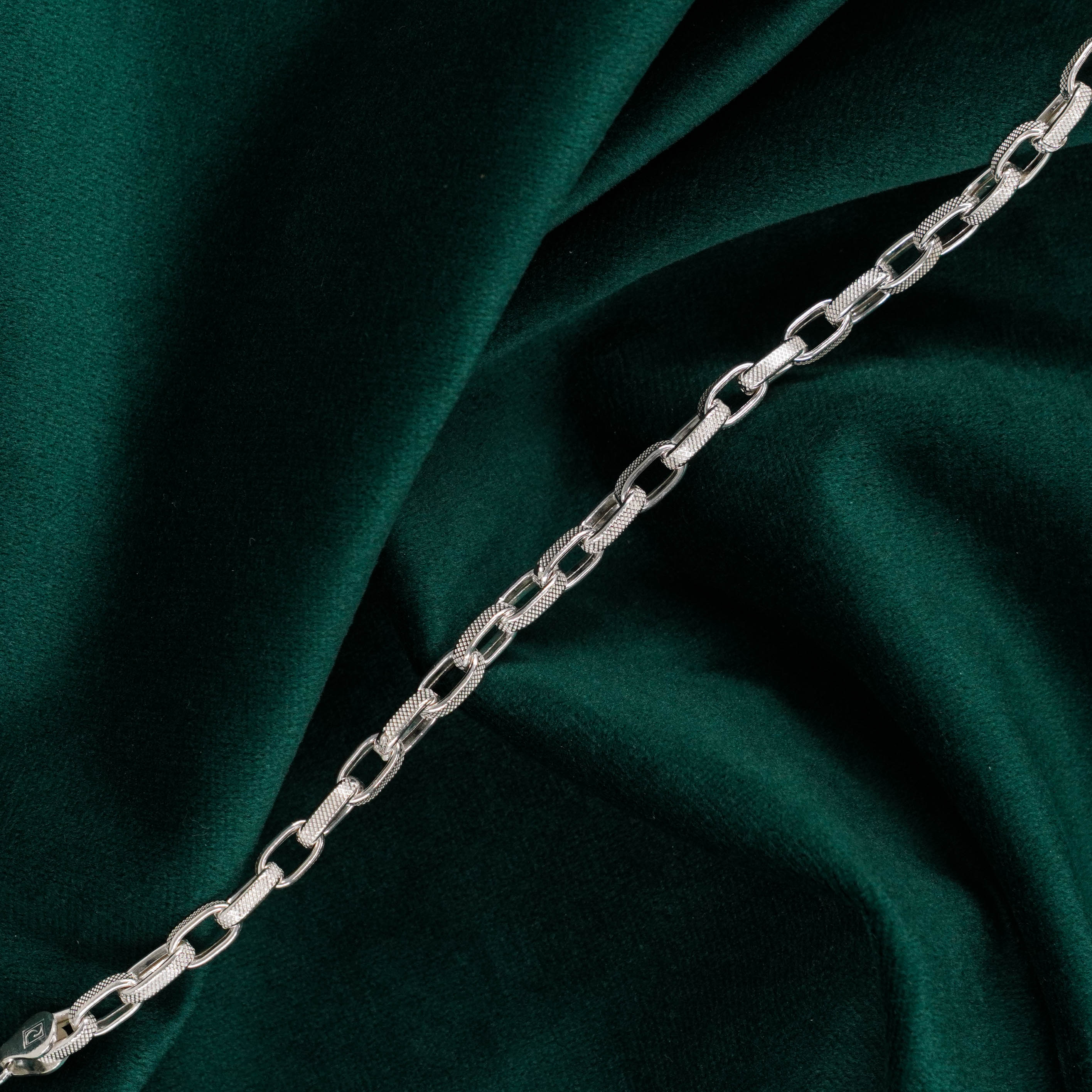 Raag Silver Jewellery Basheerbagh - Textured Silver Bracelet