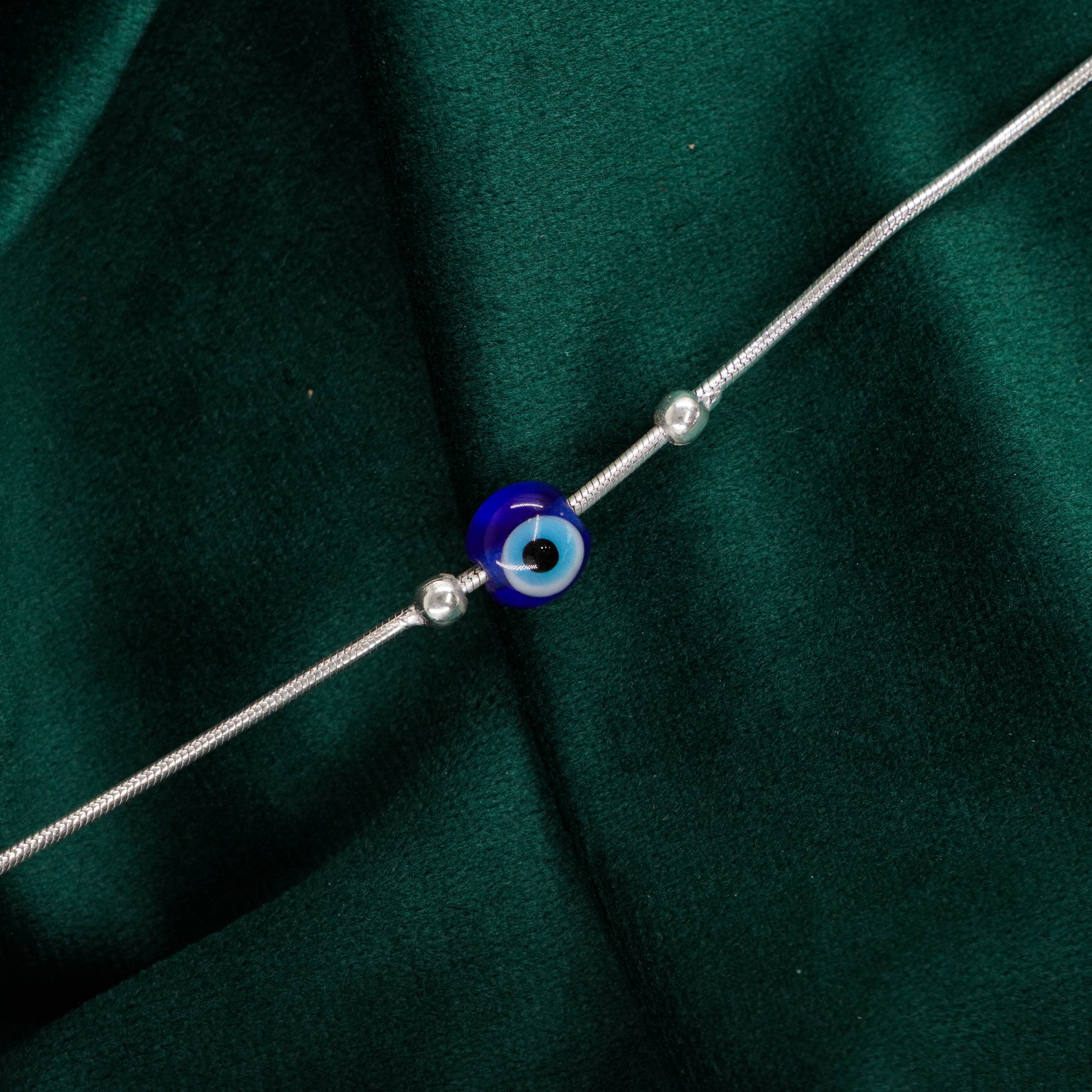 Raag Silver Jewellery Basheerbagh - Silver Evil Eye Bracelet