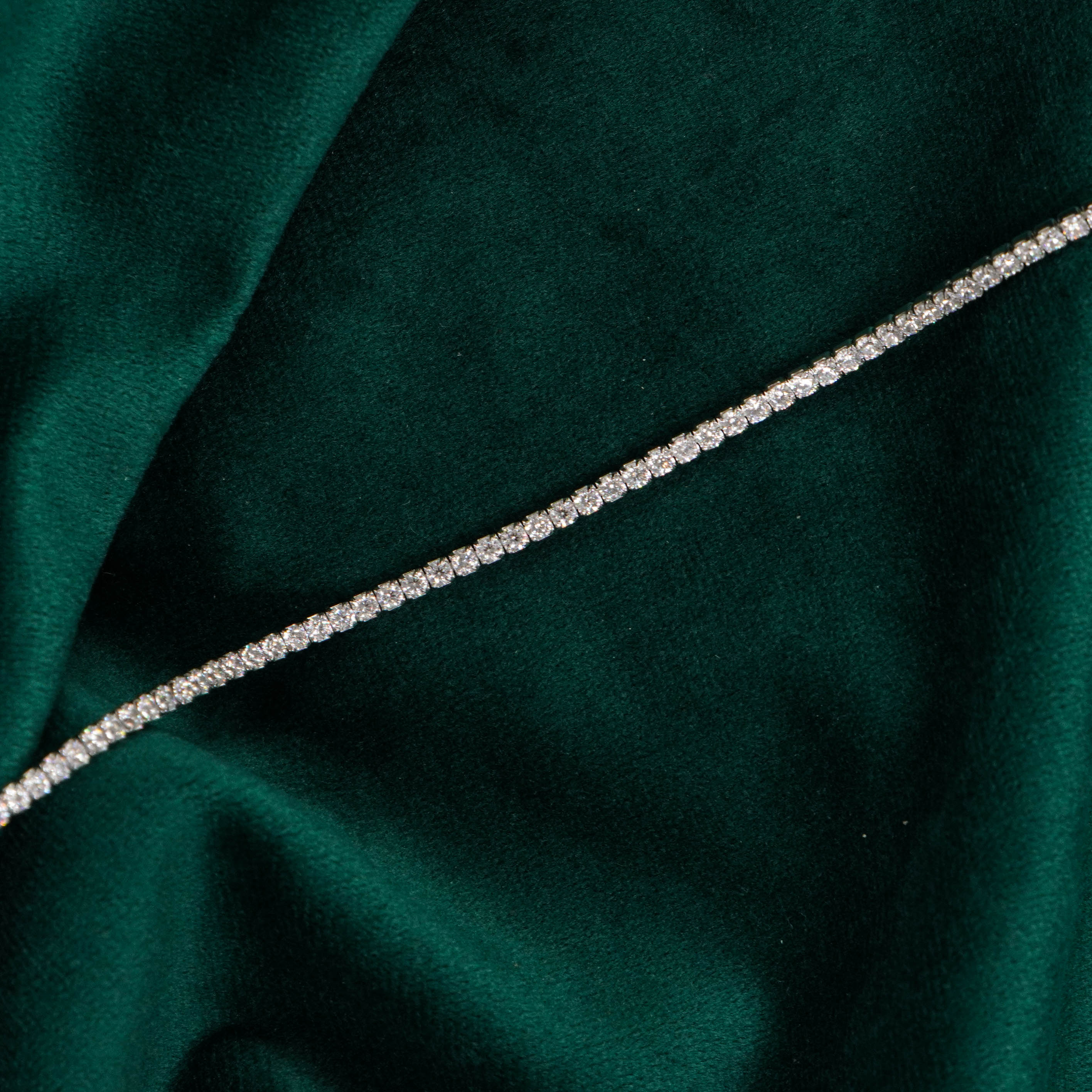 Raag Silver Jewellery Basheerbagh - Silver Tennis Bracelet