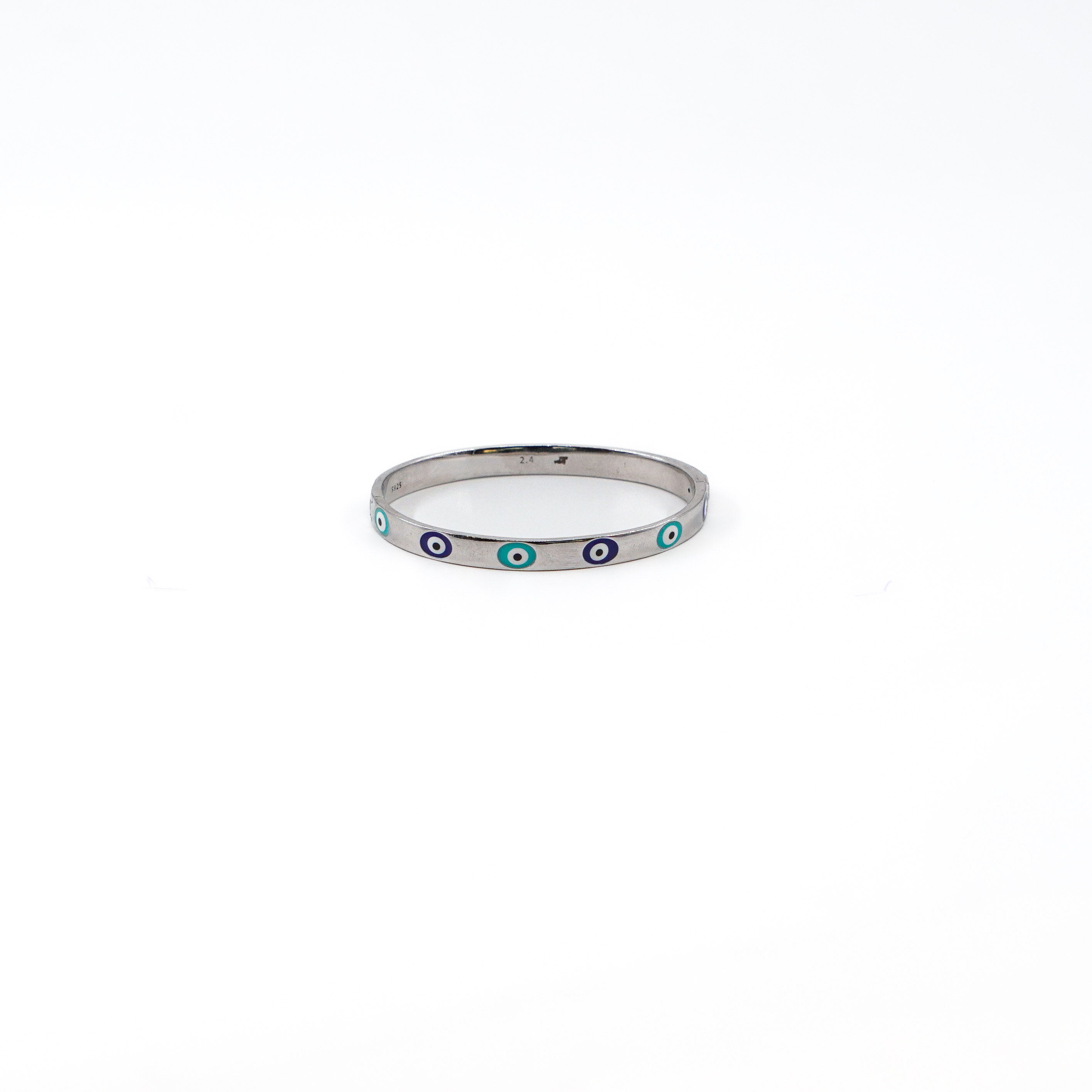 Raag Silver Jewellery Basheerbagh - Silver Evil Eye Bangle