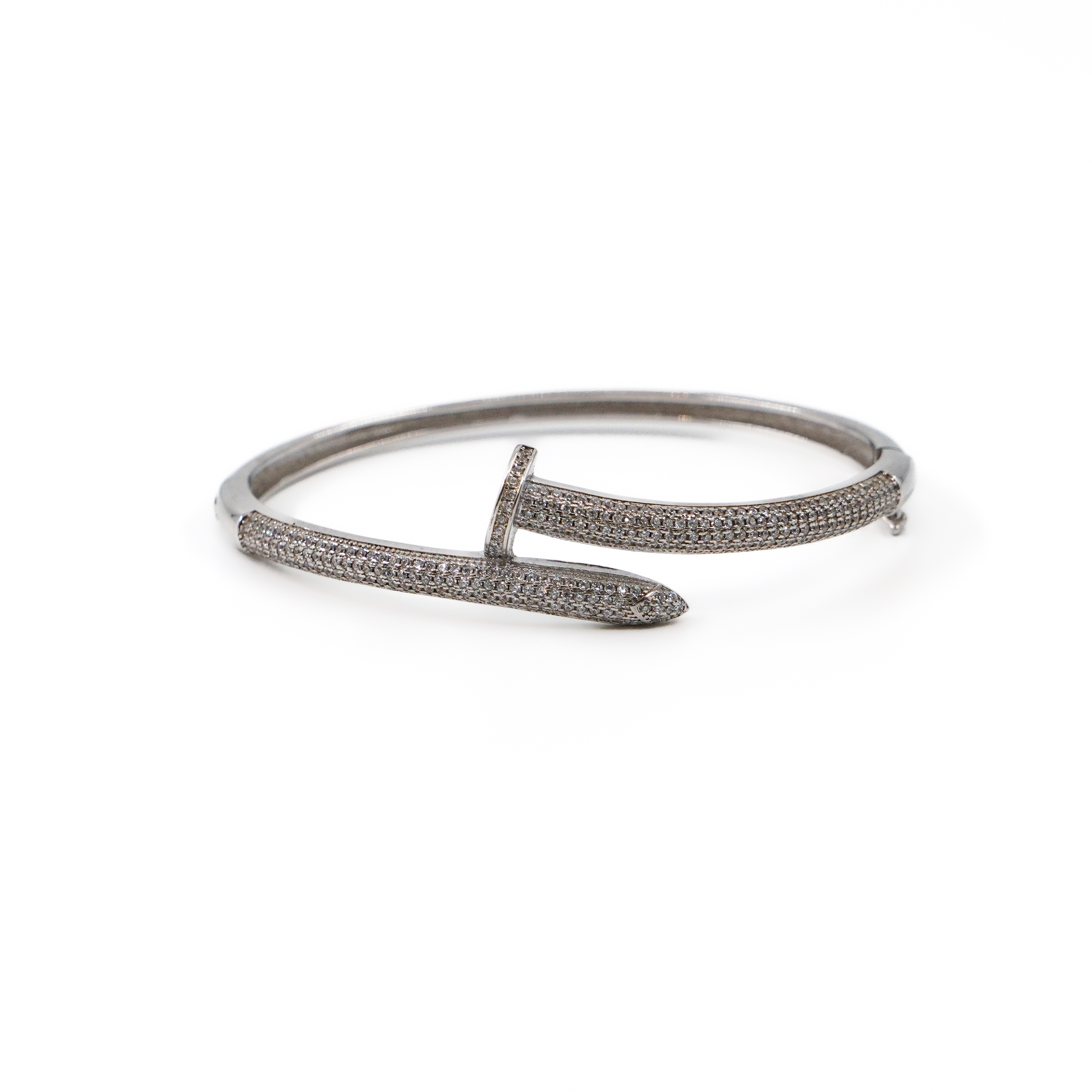 Raag Silver Jewellery Basheerbagh - CZ Nail Bracelet