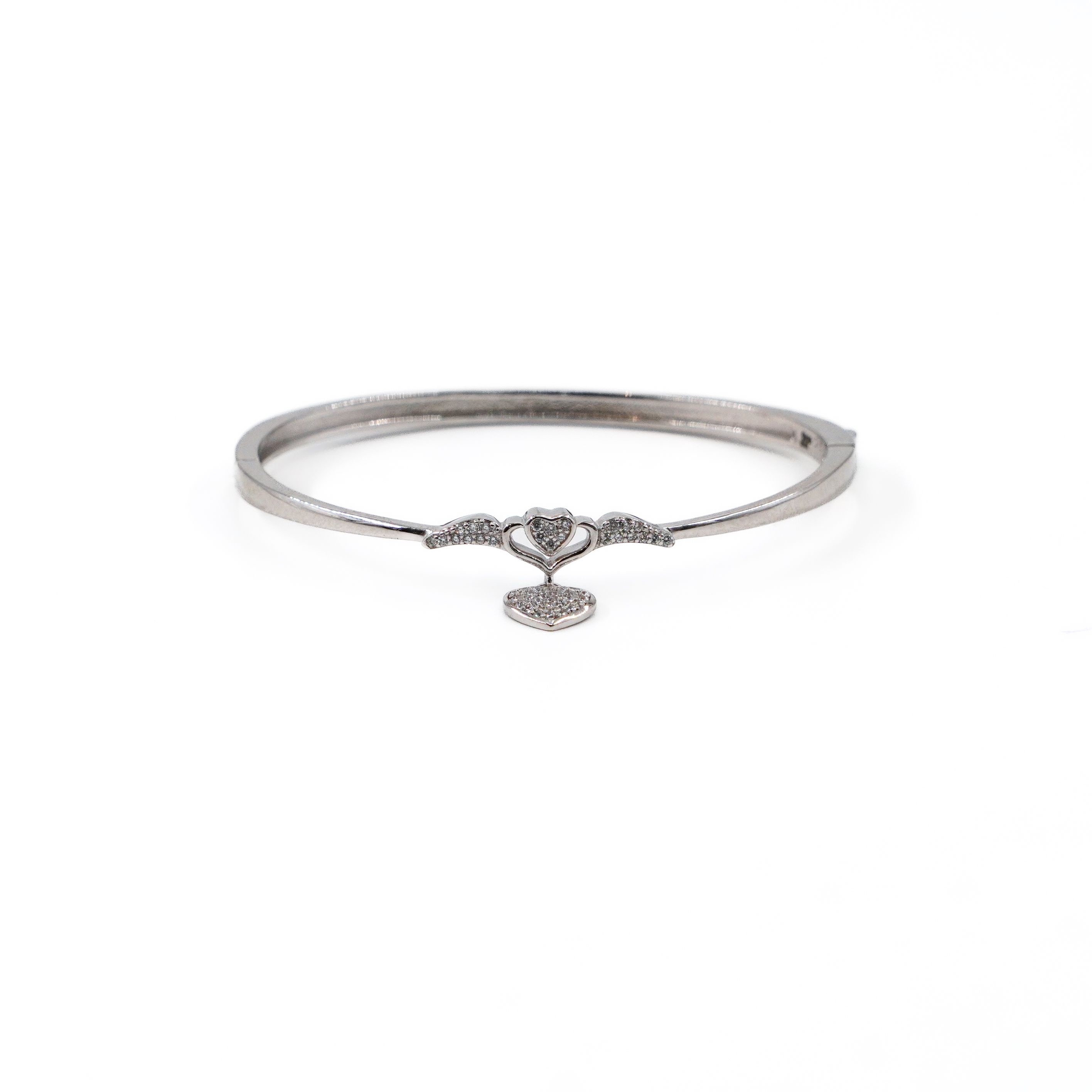 Raag Silver Jewellery Basheerbagh - Silver Heart Bracelet