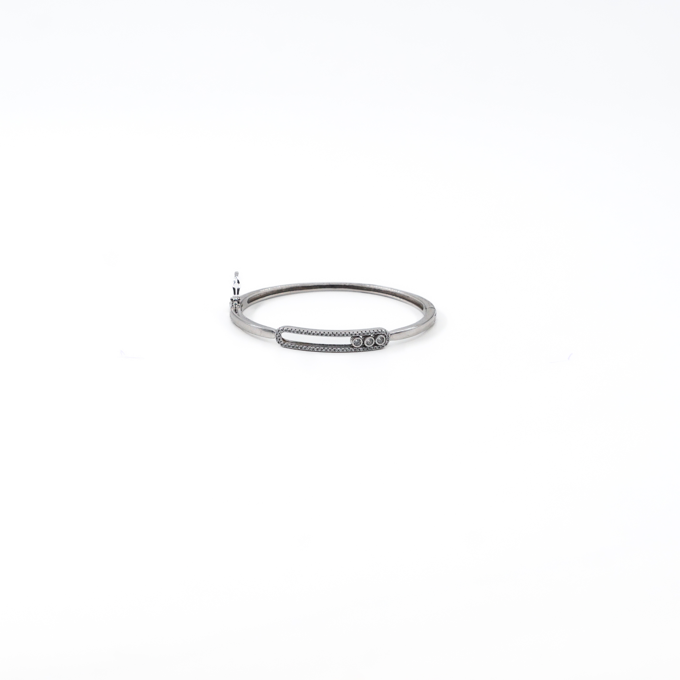 Raag Silver Jewellery Basheerbagh - Floating Stone Bracelet