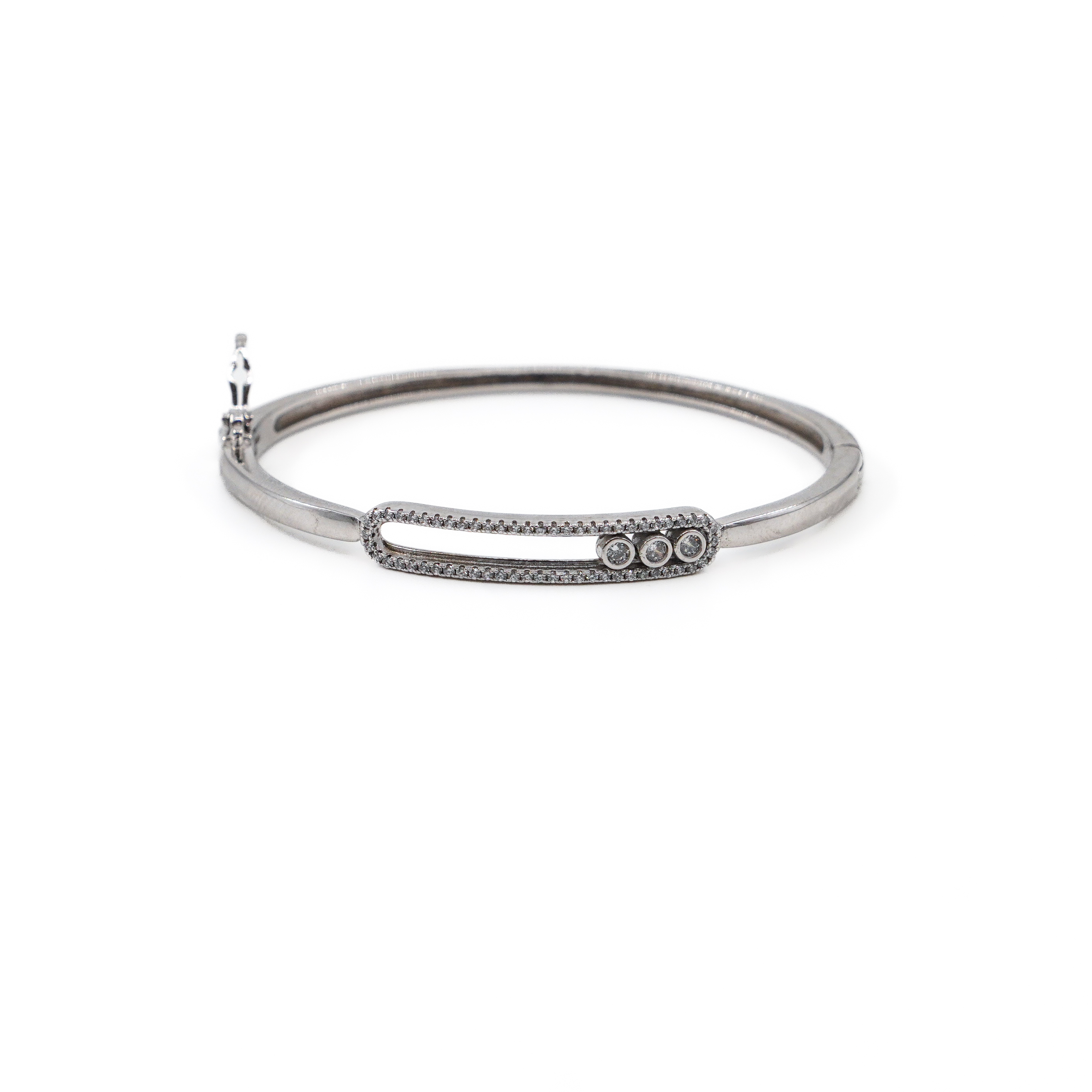 Raag Silver Jewellery Basheerbagh - Floating Stone Bracelet