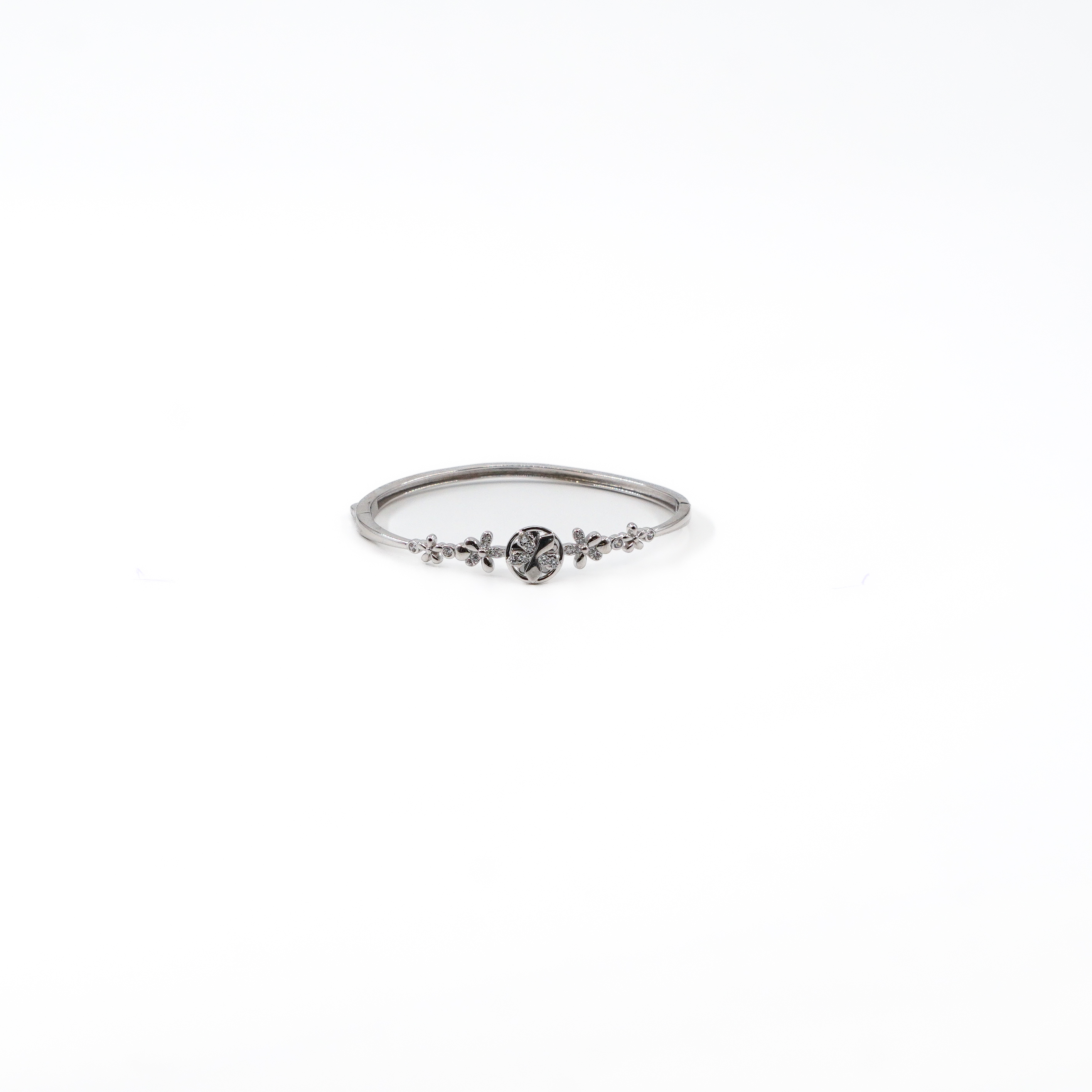Raag Silver Jewellery Basheerbagh - Silver Stone Bracelet