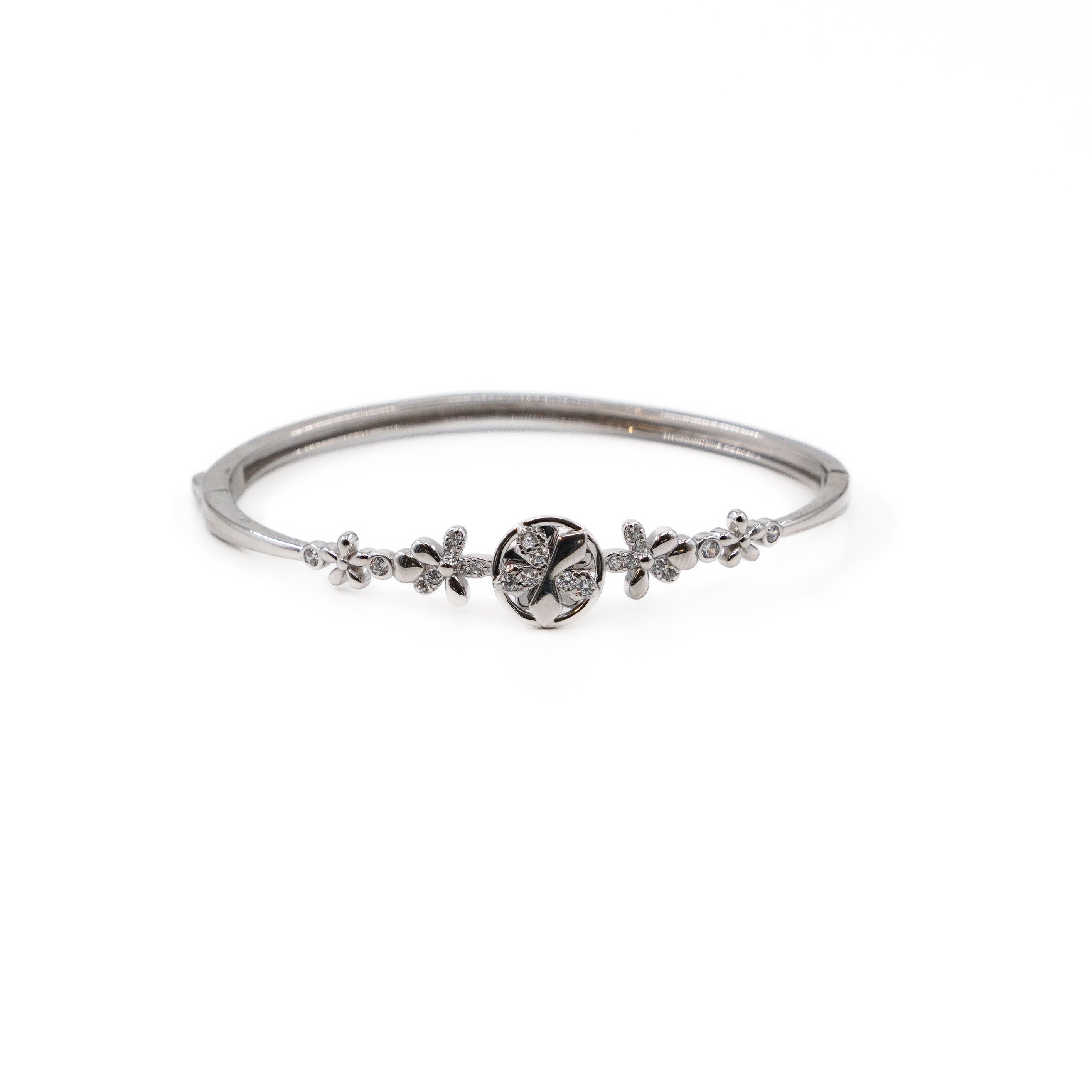 Raag Silver Jewellery Basheerbagh - Silver Stone Bracelet