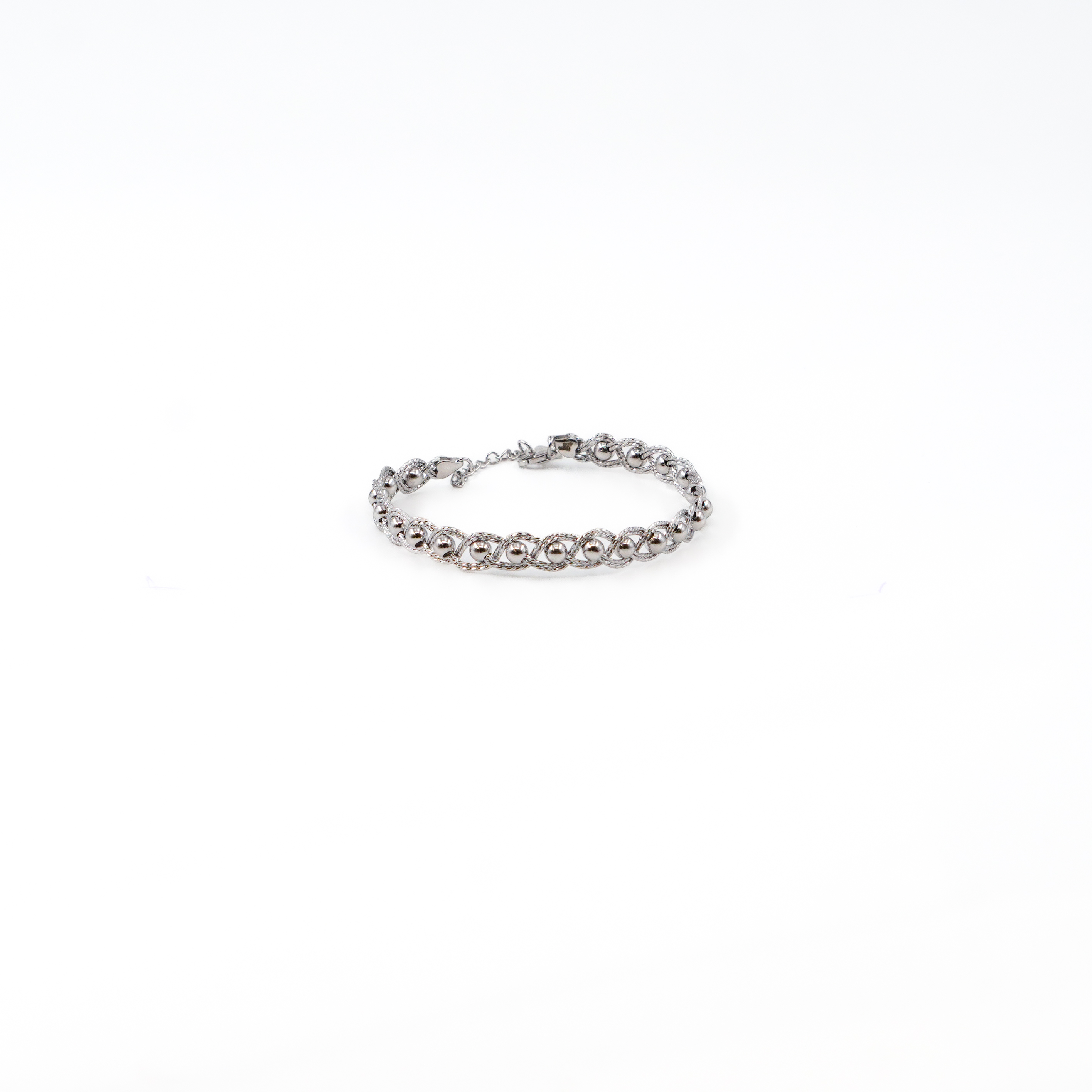 Raag Silver Jewellery Basheerbagh - Silver Beaded Bracelet