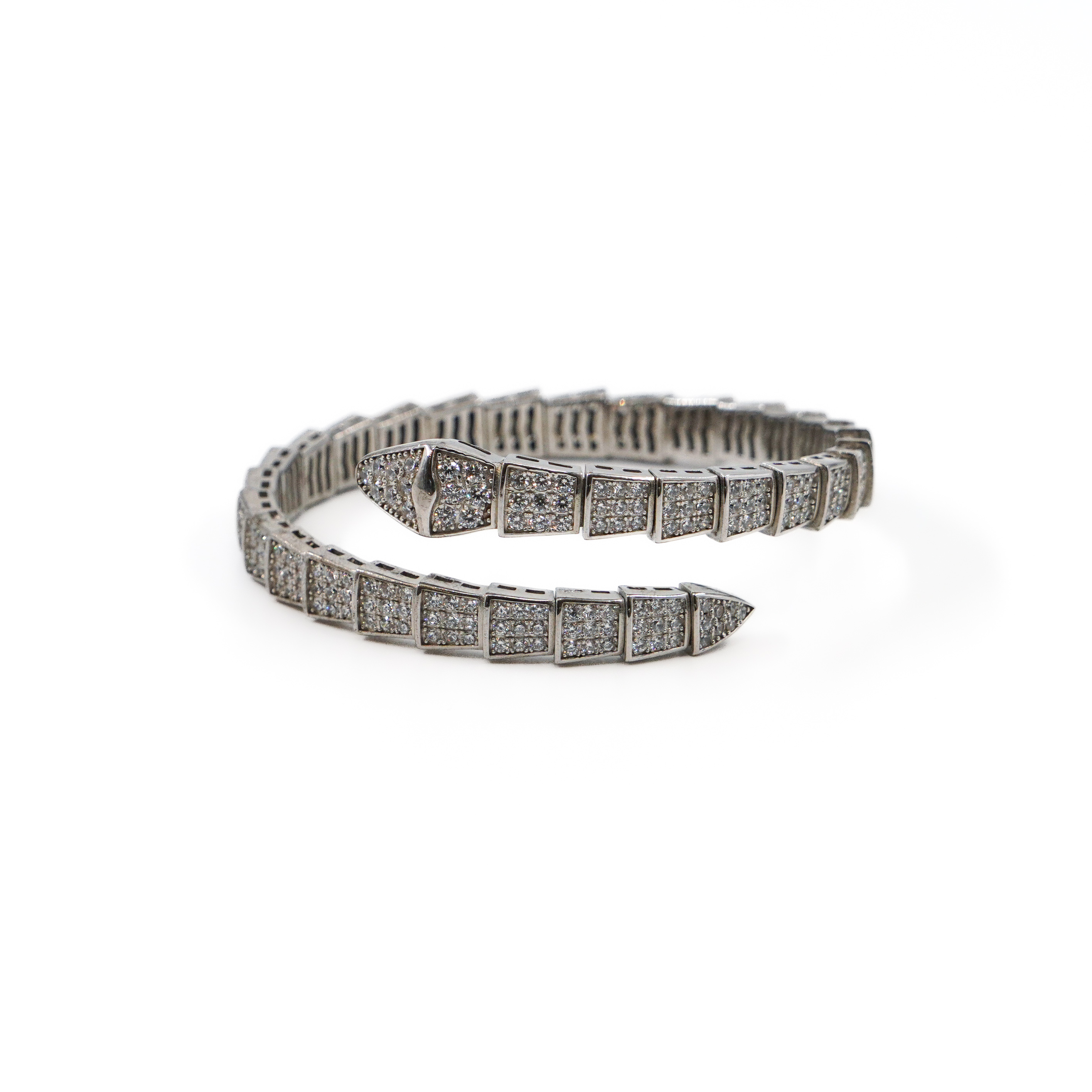 Raag Silver Jewellery Basheerbagh - Spiral Stone Bracelet