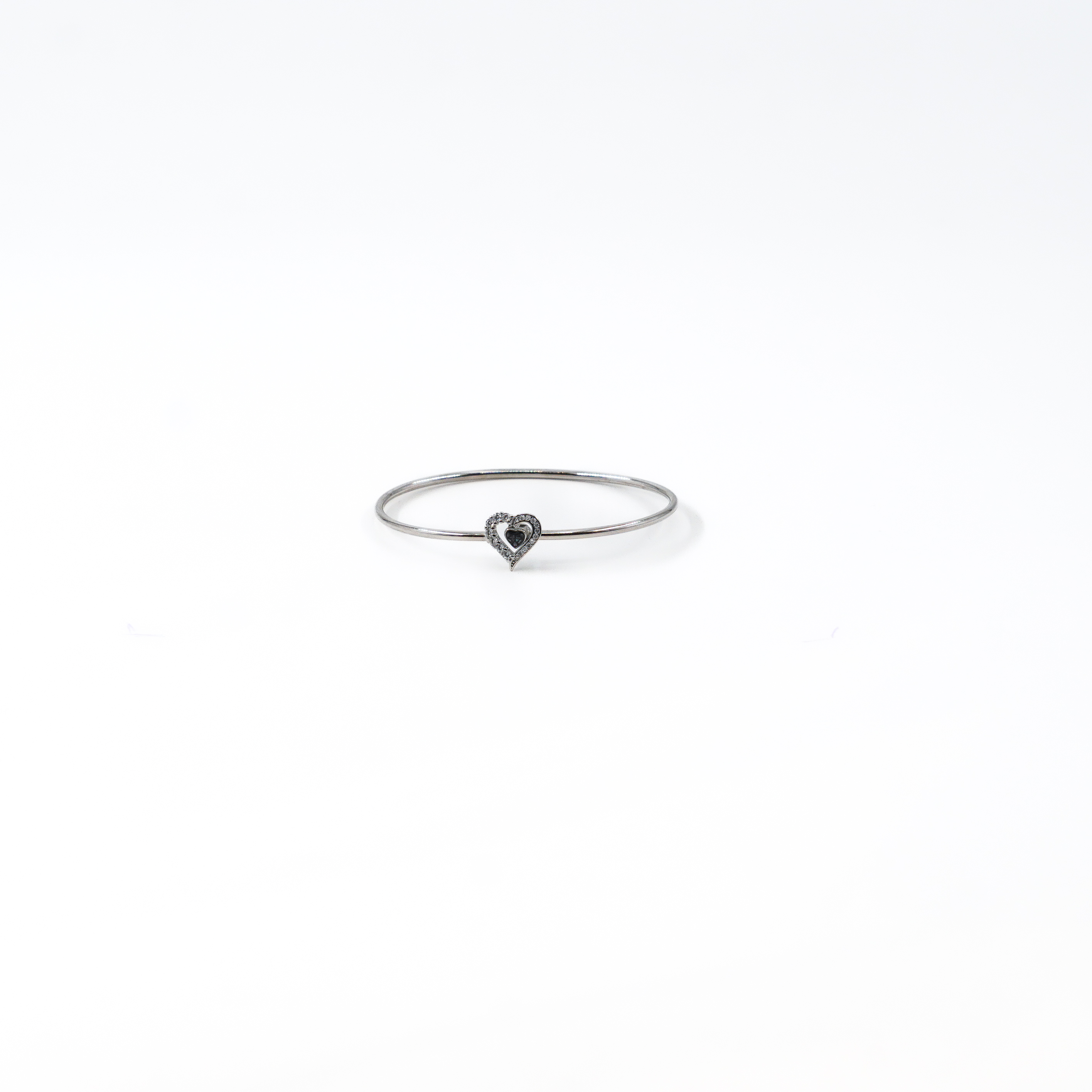 Raag Silver Jewellery Basheerbagh - Stone Heart Bracelet