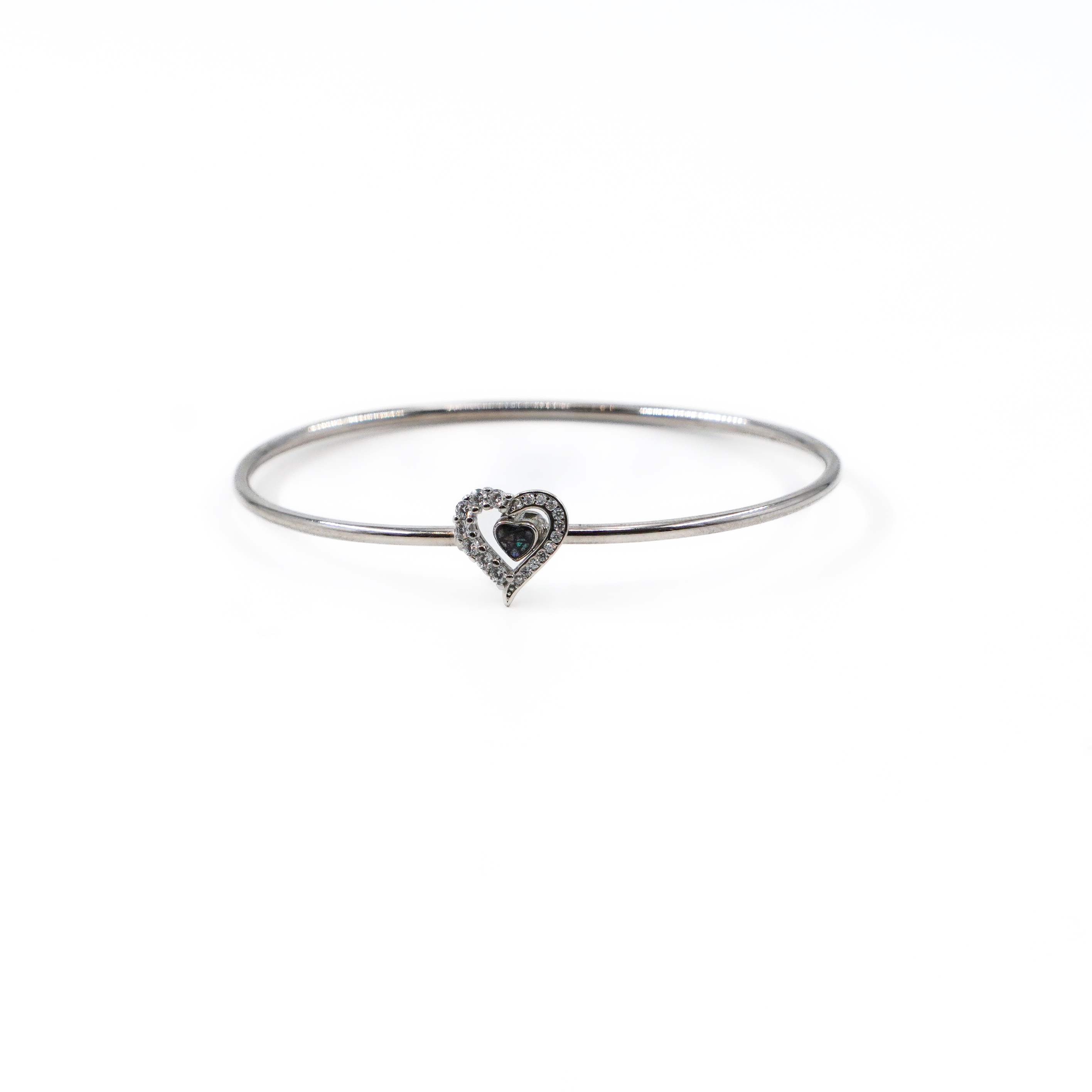 Raag Silver Jewellery Basheerbagh - Stone Heart Bracelet