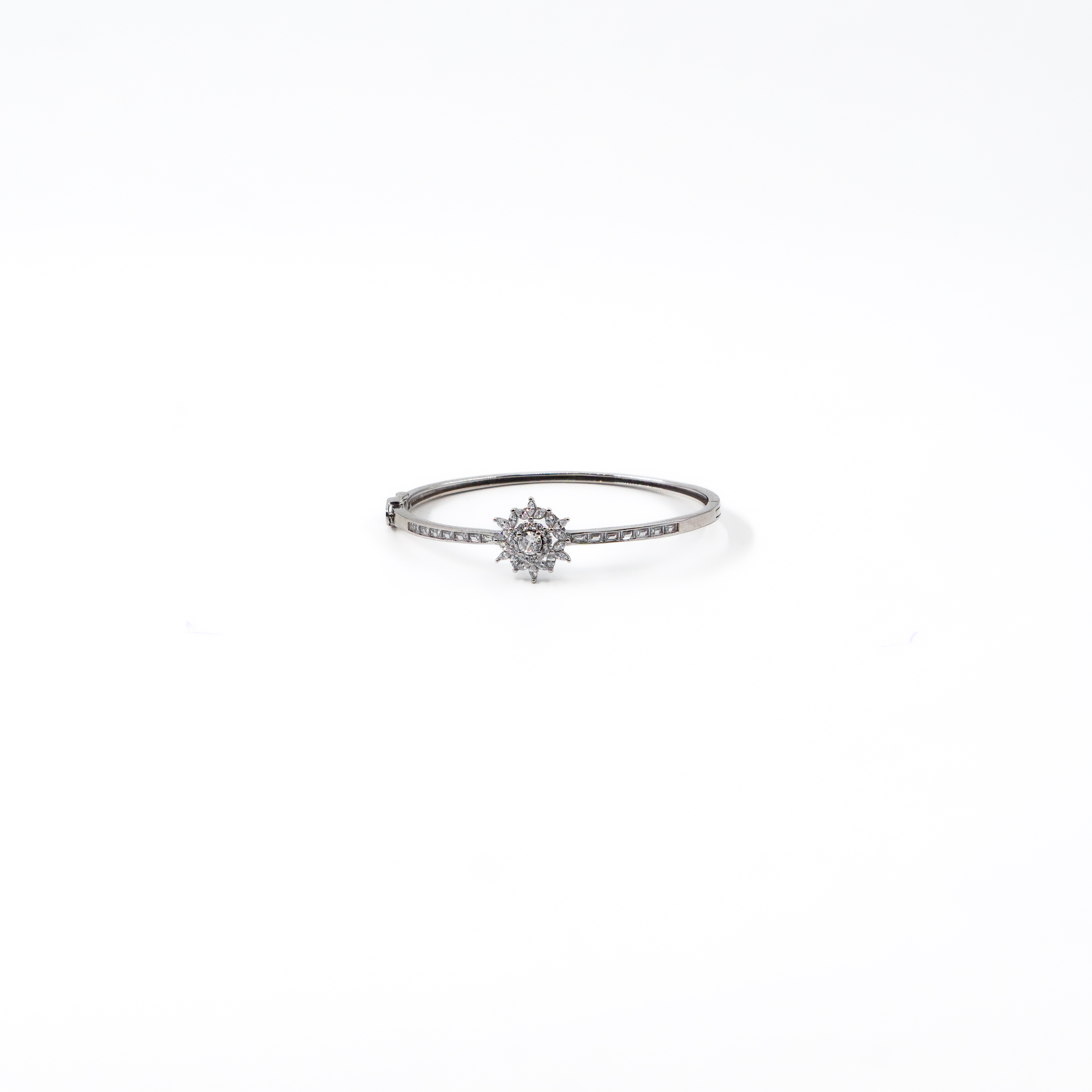 Raag Silver Jewellery Basheerbagh - CZ Starburst Bracelet