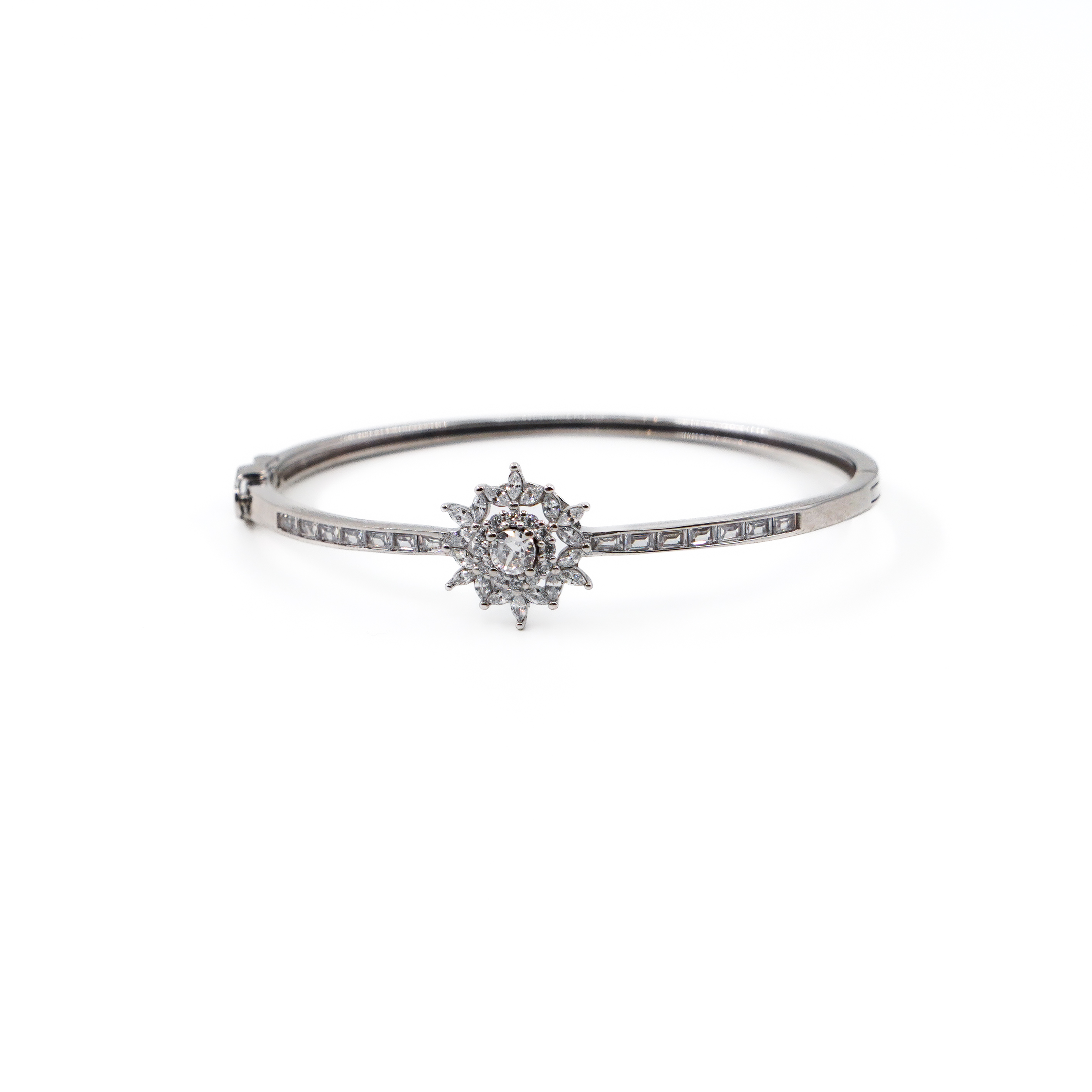 Raag Silver Jewellery Basheerbagh - CZ Starburst Bracelet