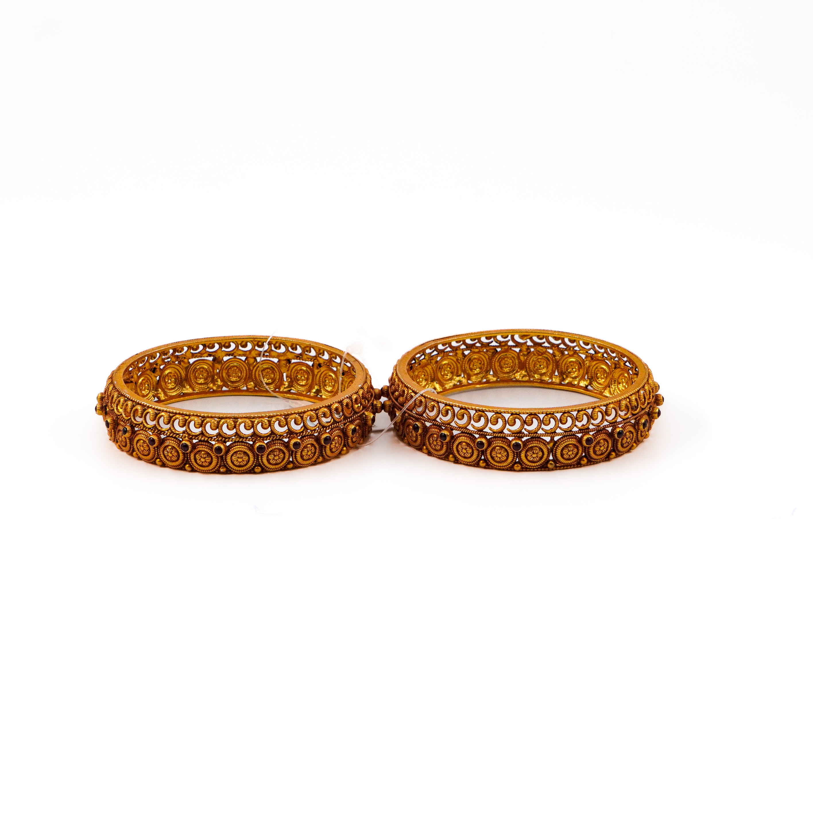 Raag Silver Jewellery Basheerbagh - Antique Stone Bangles