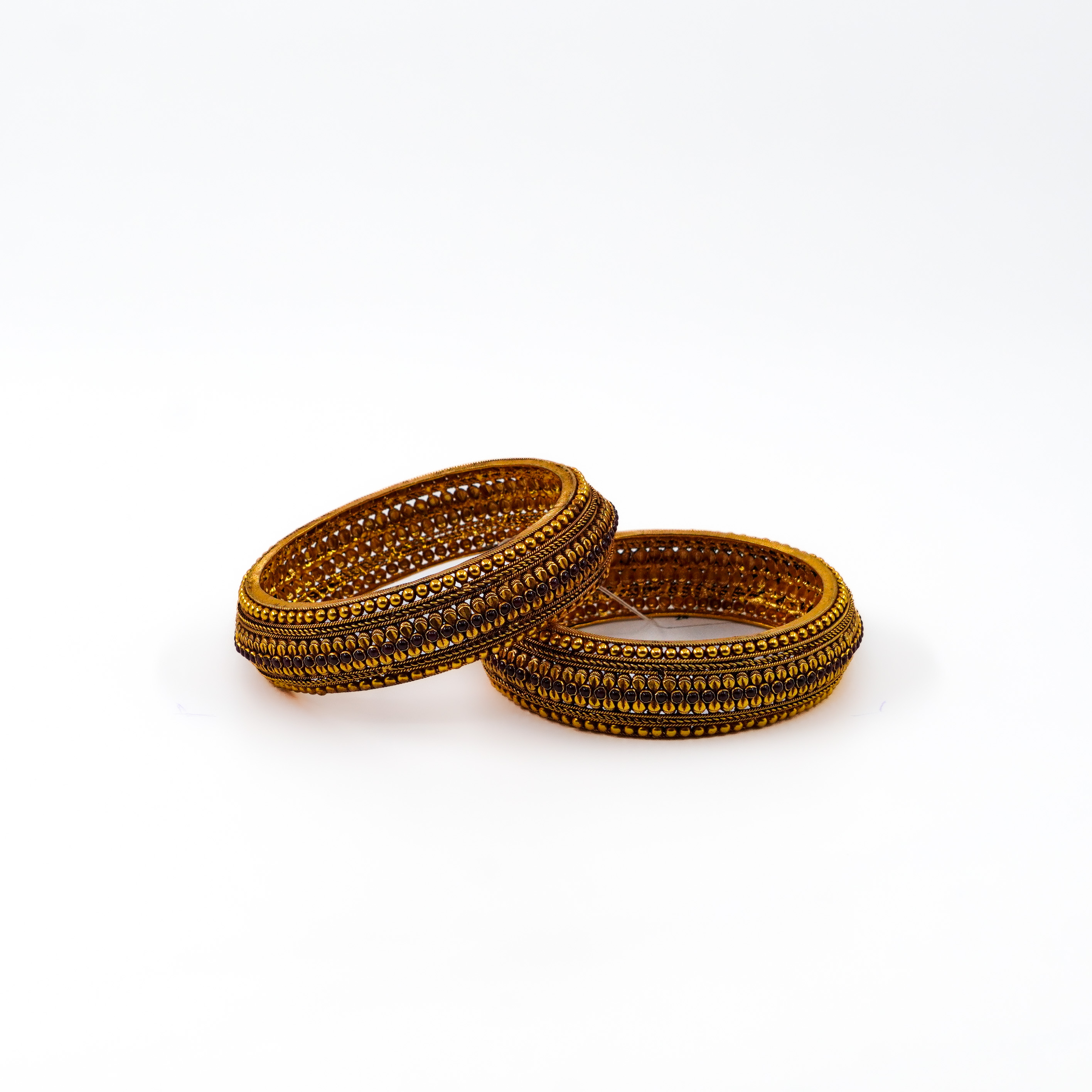 Raag Silver Jewellery Basheerbagh - Intricate Gold Bangles