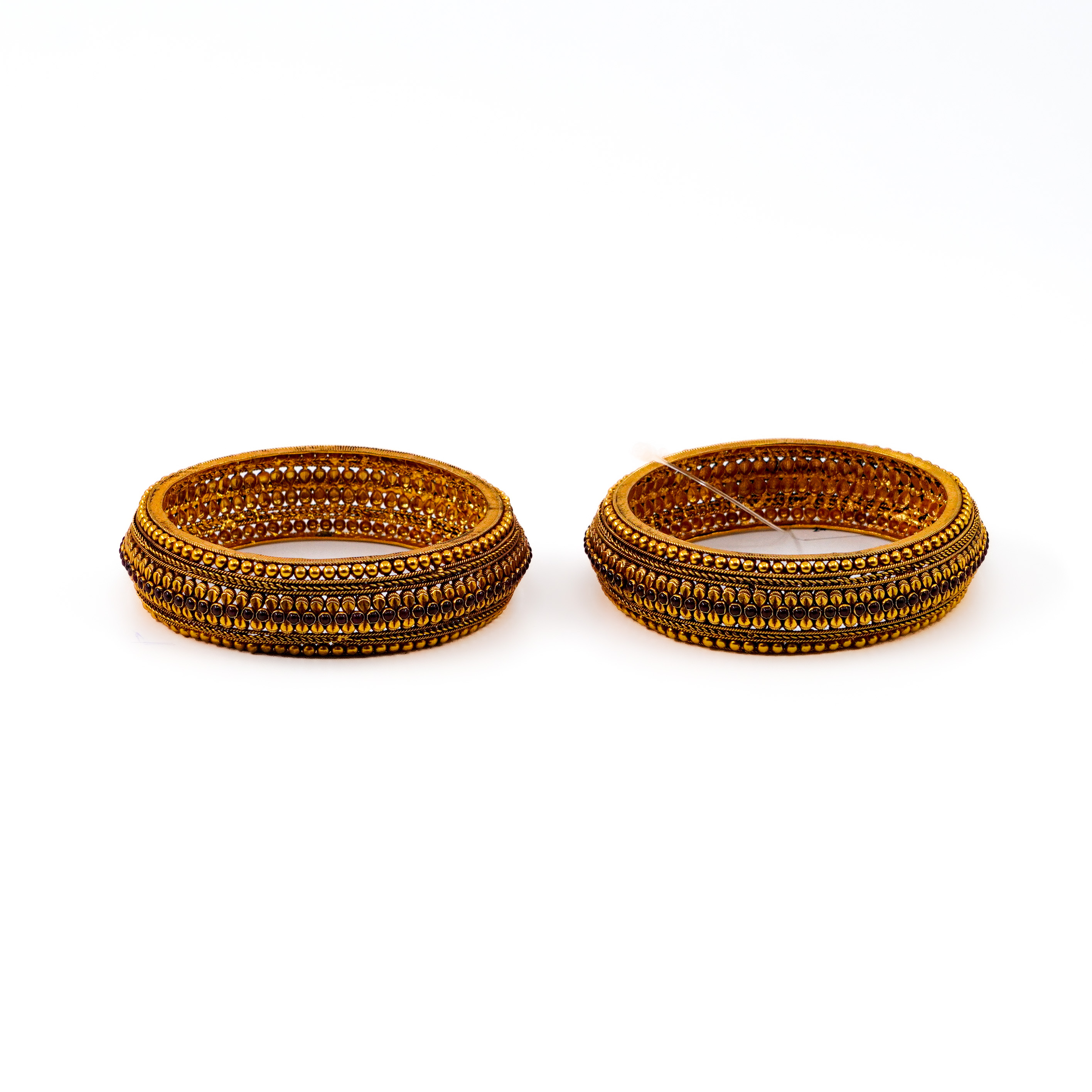 Raag Silver Jewellery Basheerbagh - Intricate Gold Bangles