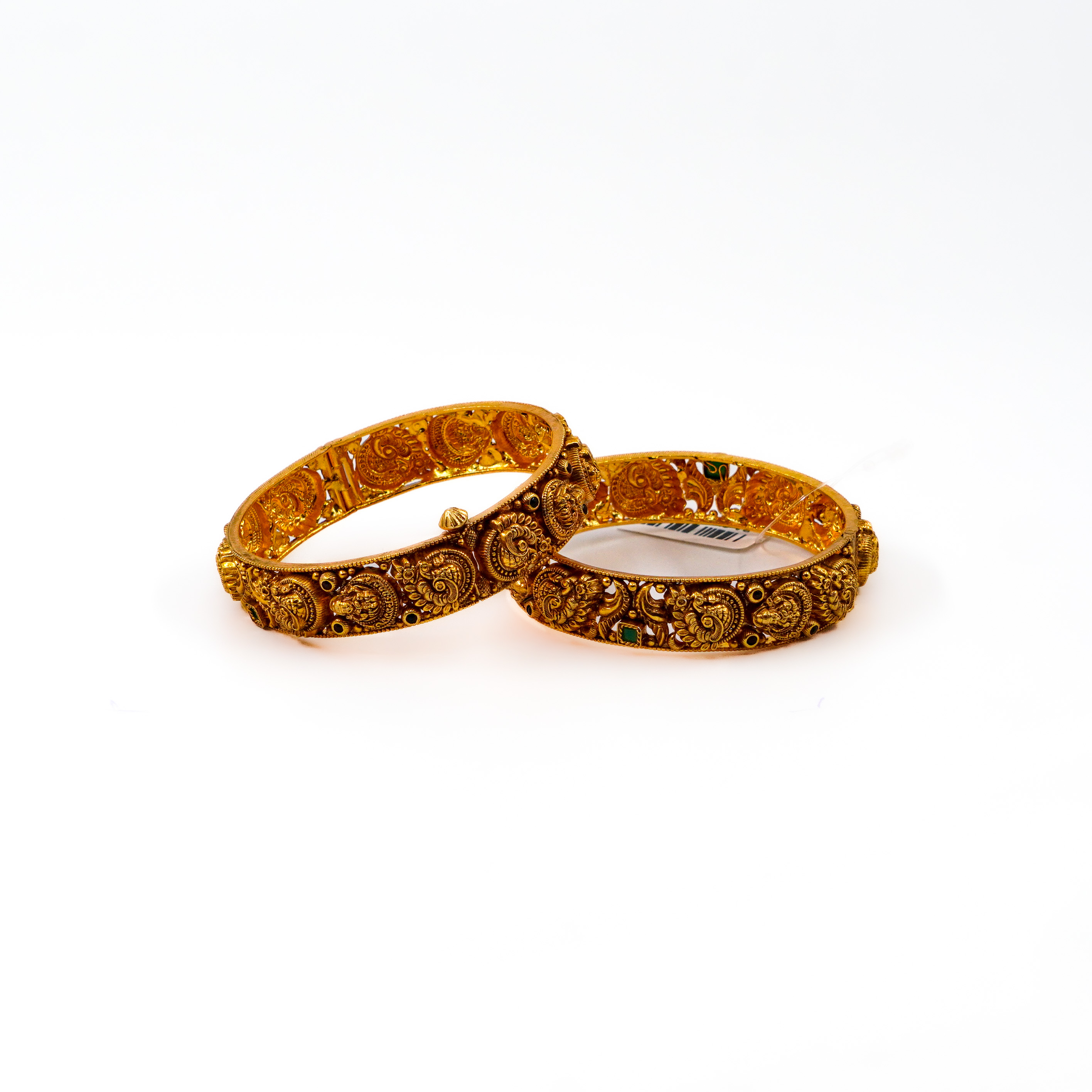 Raag Silver Jewellery Basheerbagh - Antique Gold Bangles