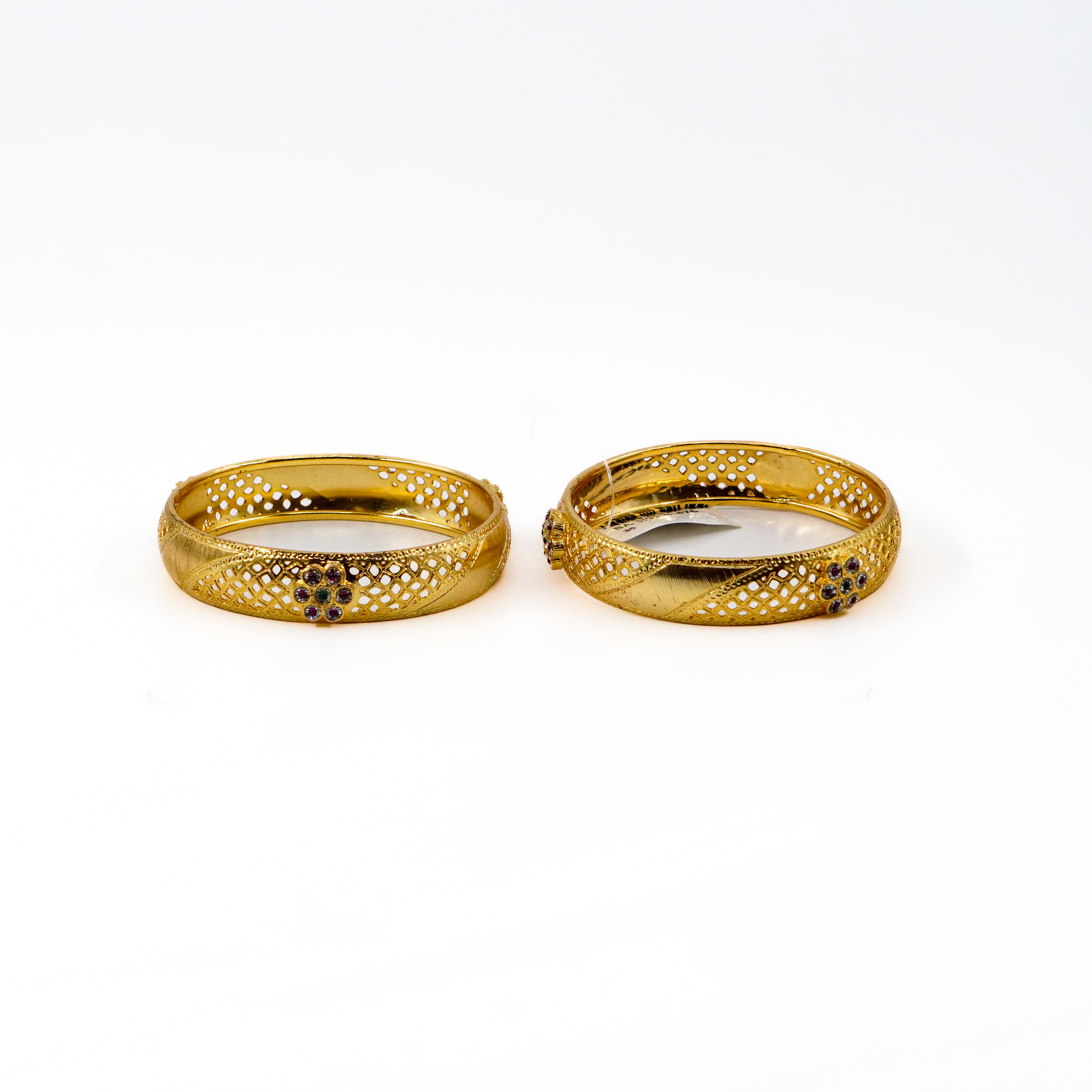Raag Silver Jewellery Basheerbagh - Filigree Gold Bangles