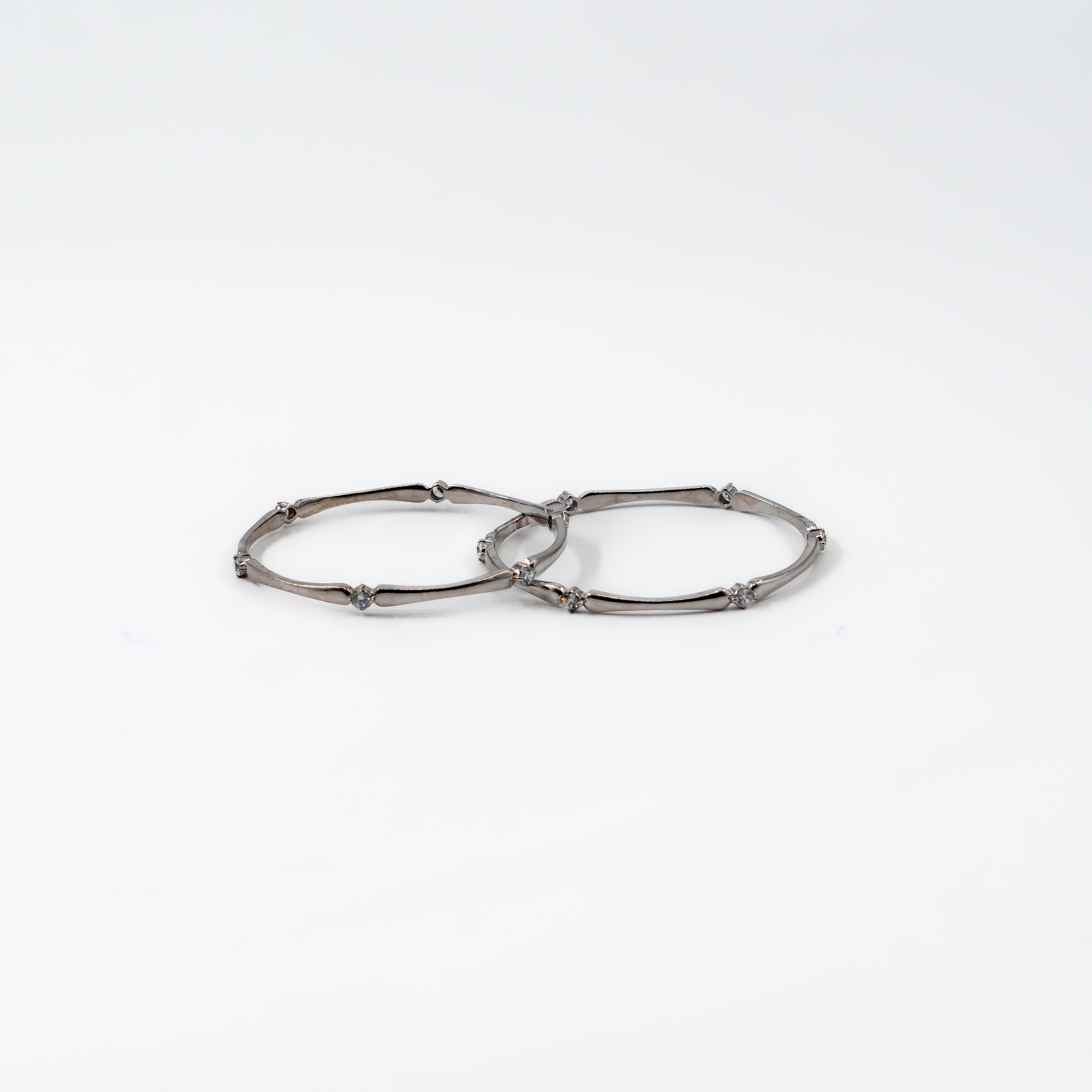 Cz Silver Bangles