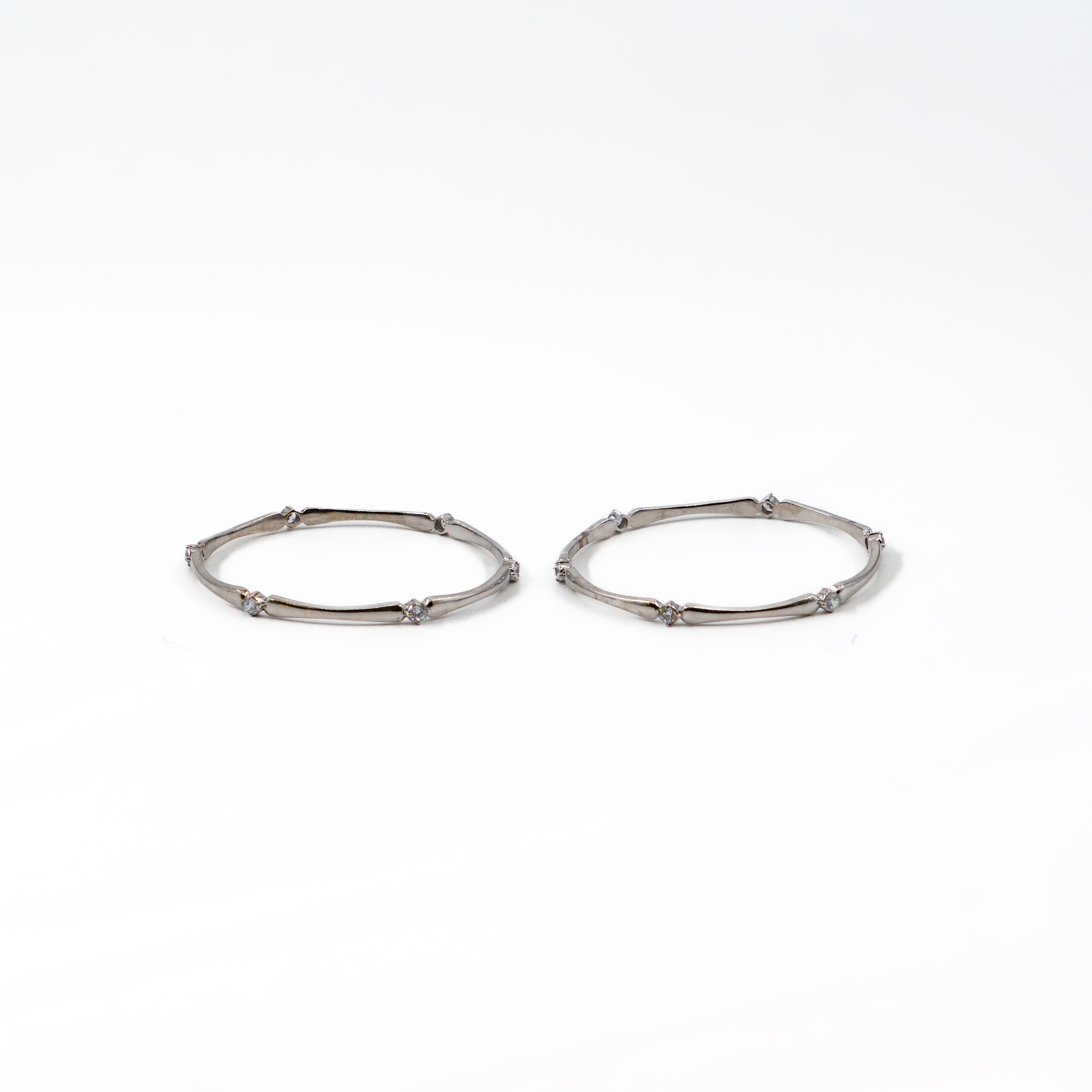 Raag Silver Jewellery Basheerbagh - Cz Silver Bangles