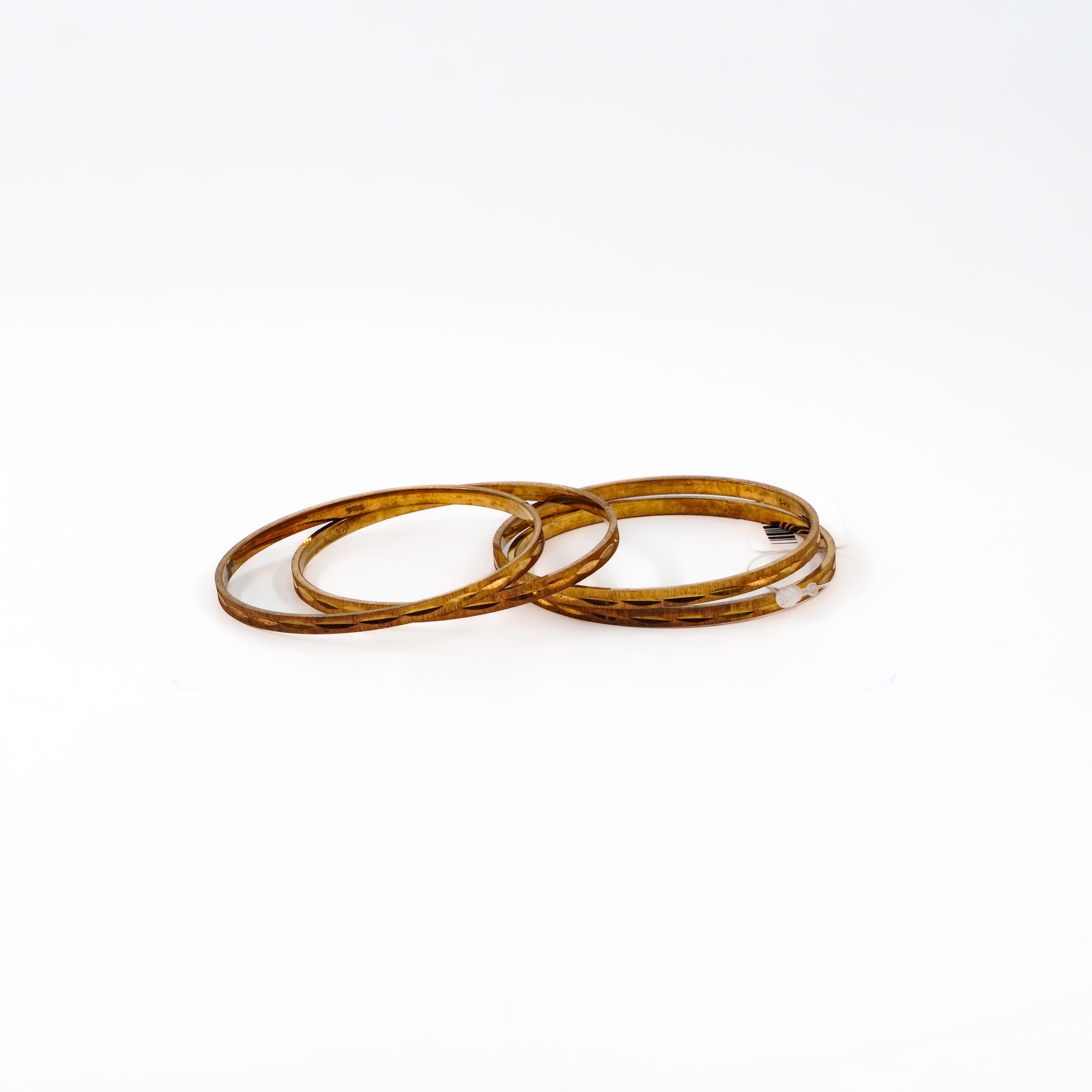 Gold Patterned Bangles