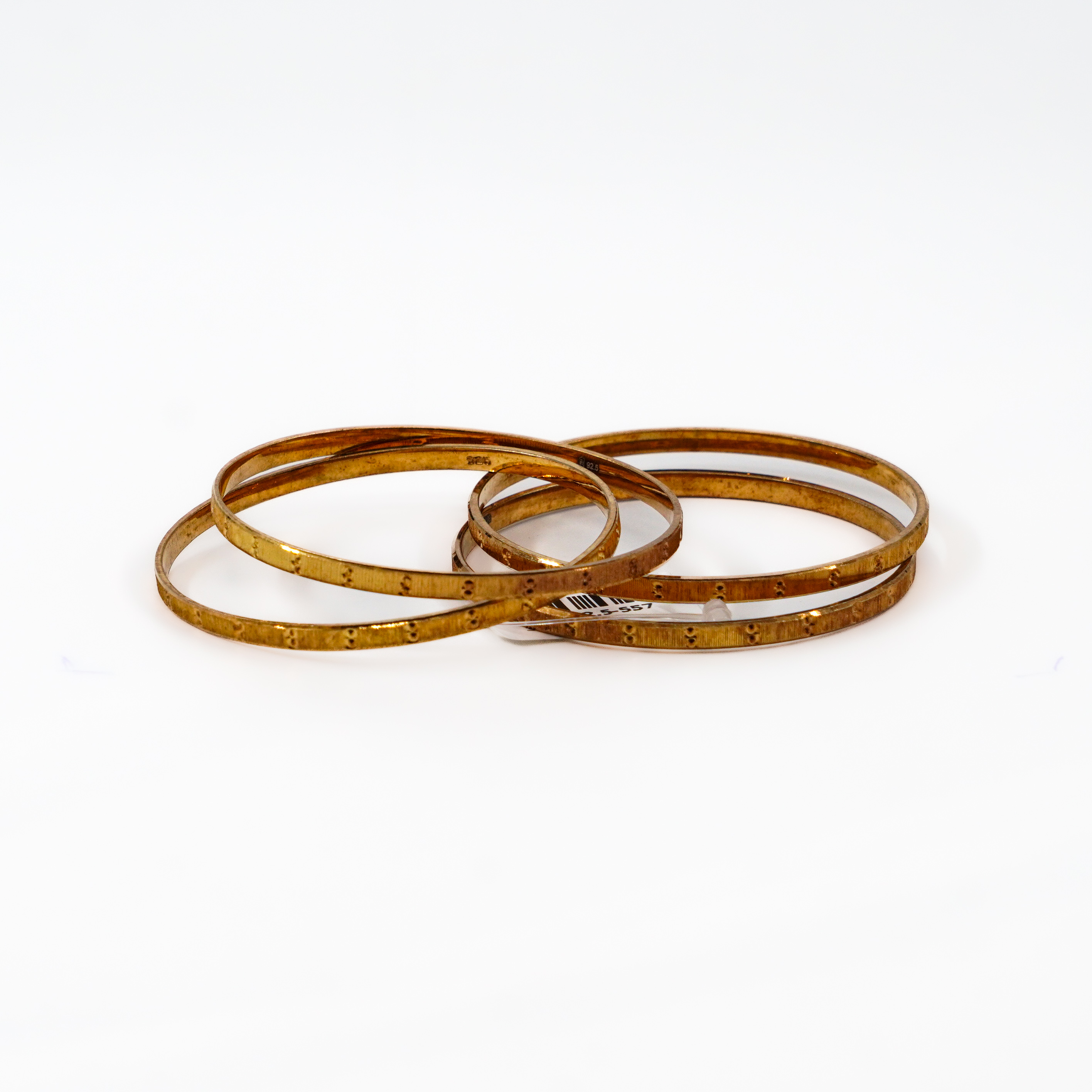 Raag Silver Jewellery Basheerbagh - Dotted Pattern Bangles