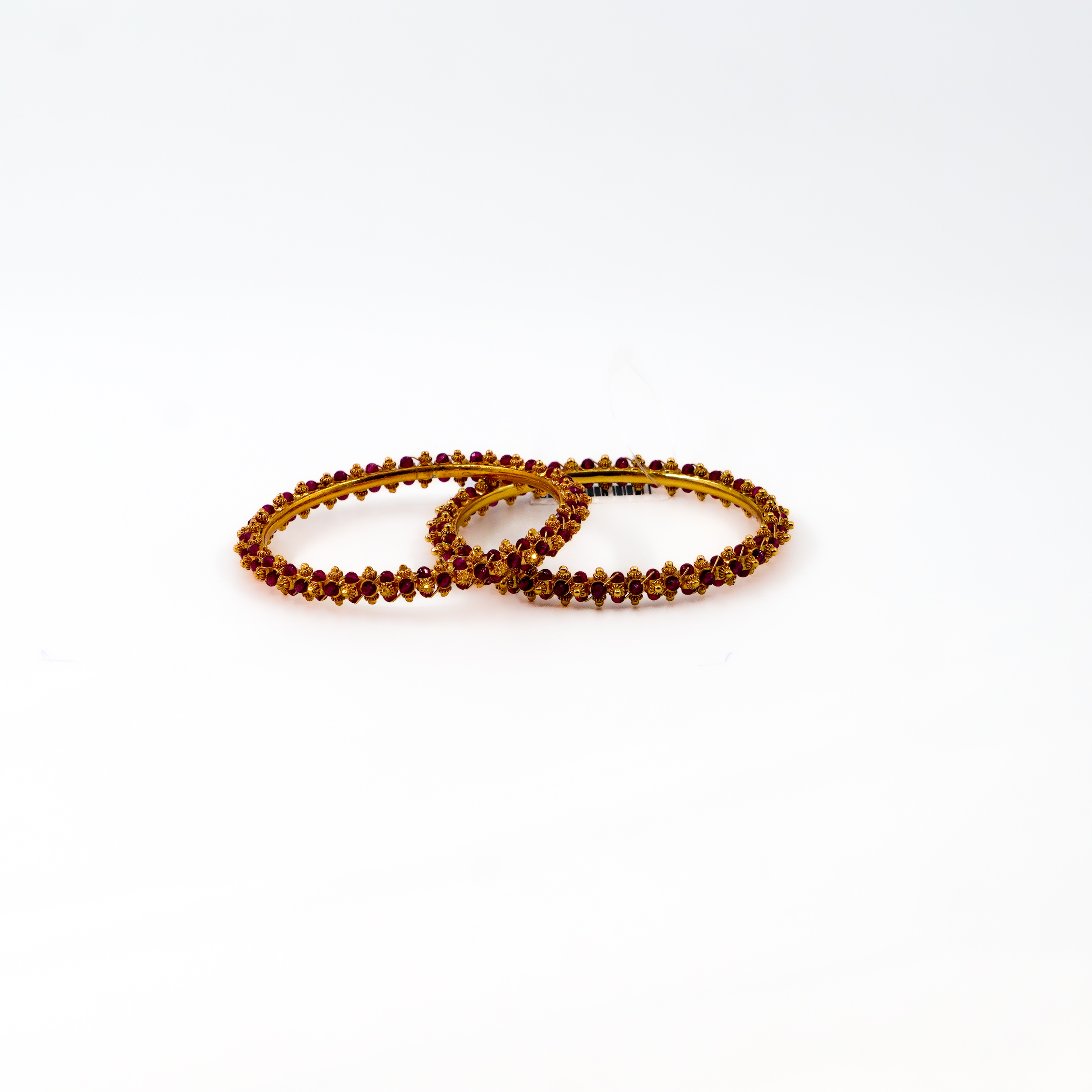 Raag Silver Jewellery Basheerbagh - Gold Polish Stone Bangles