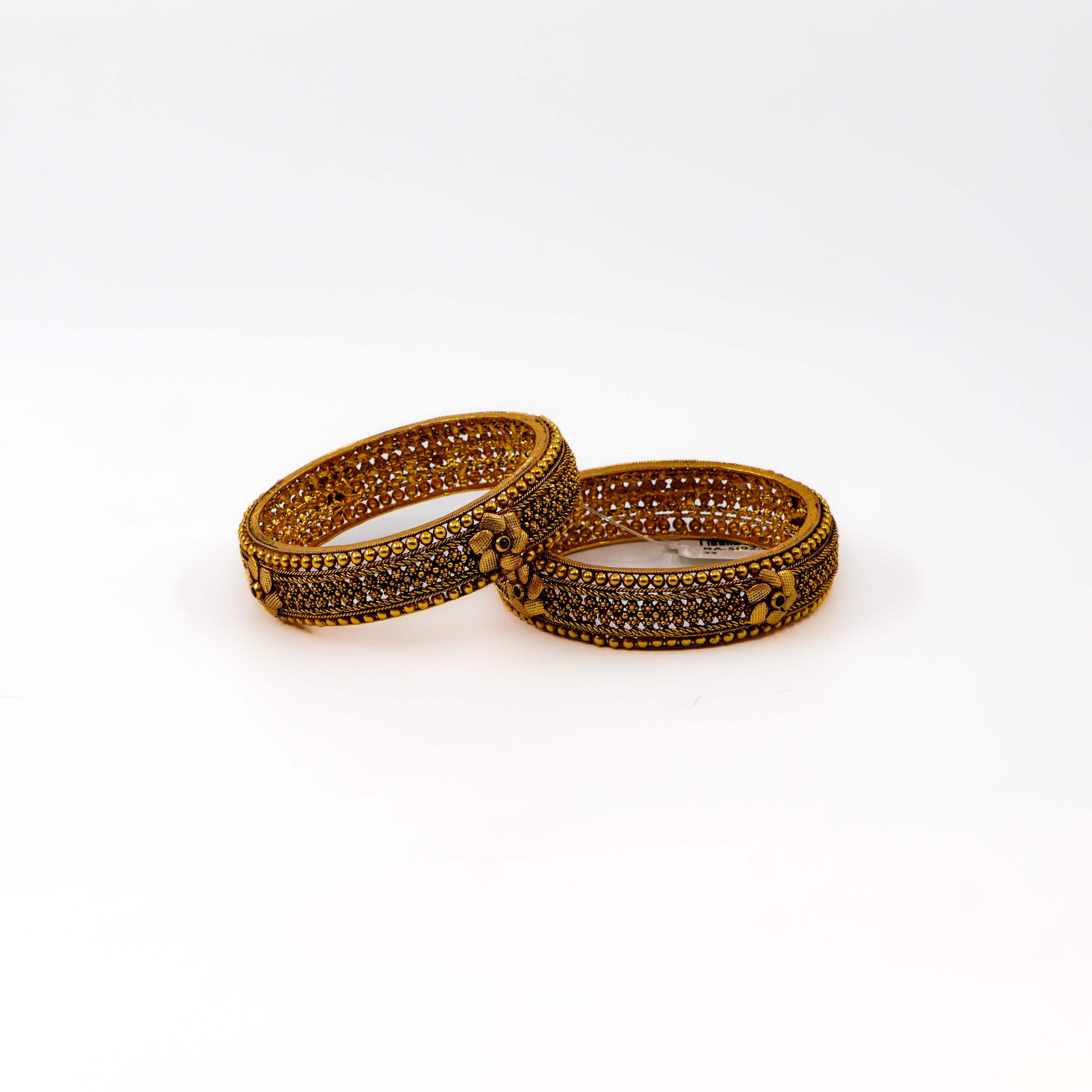 Raag Silver Jewellery Basheerbagh - Antique Gold Bangles