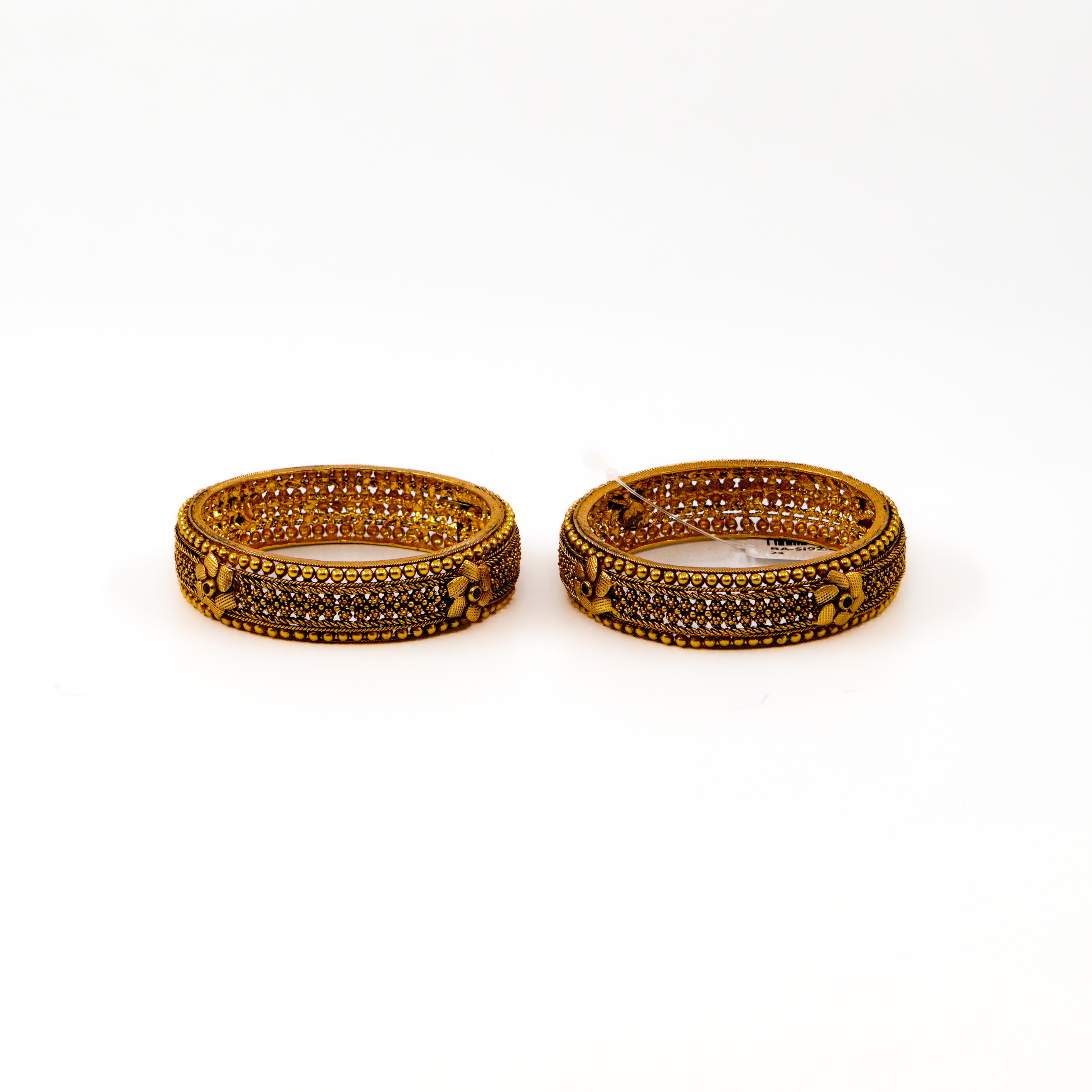 Raag Silver Jewellery Basheerbagh - Antique Gold Bangles