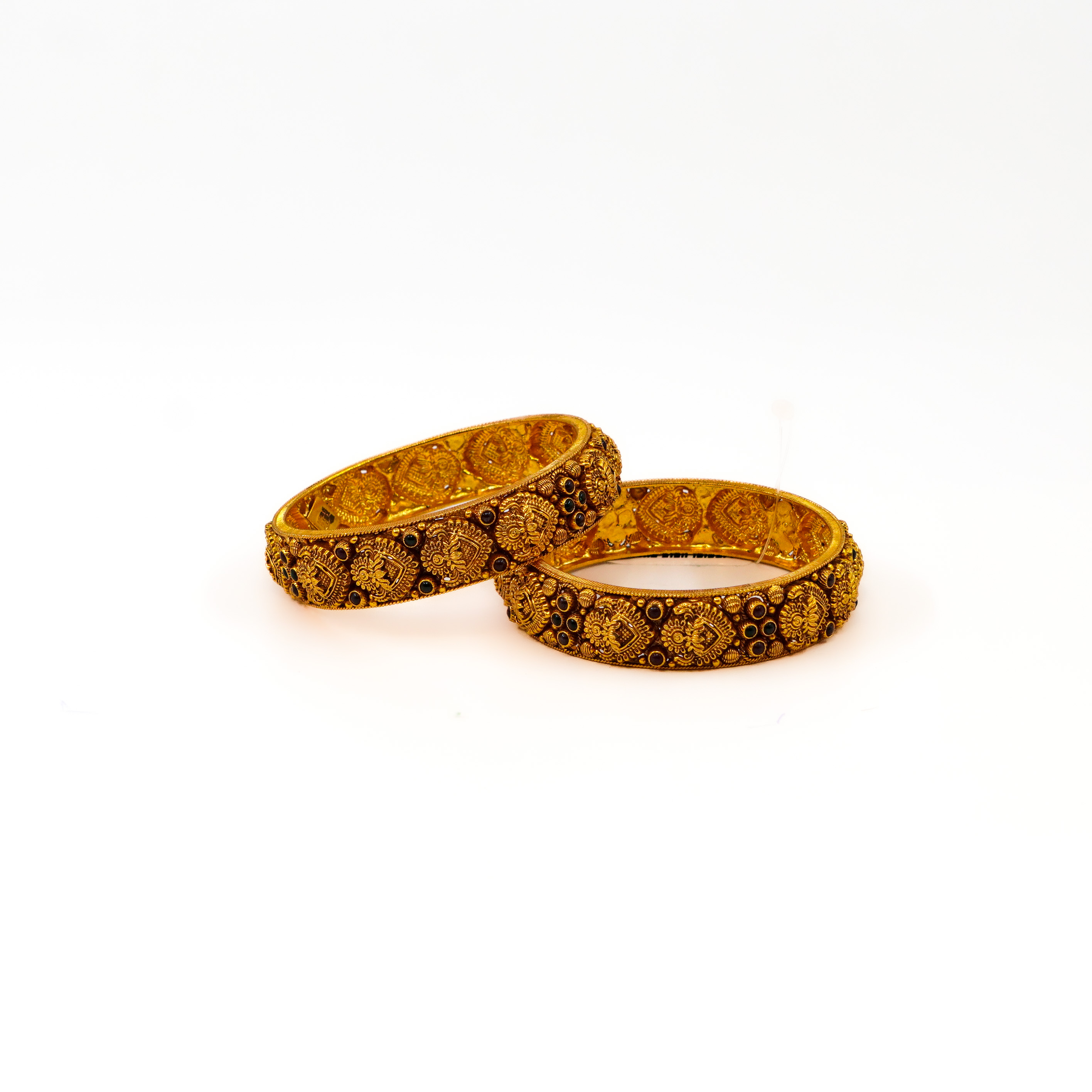 Raag Silver Jewellery Basheerbagh - Antique Gold Bangles