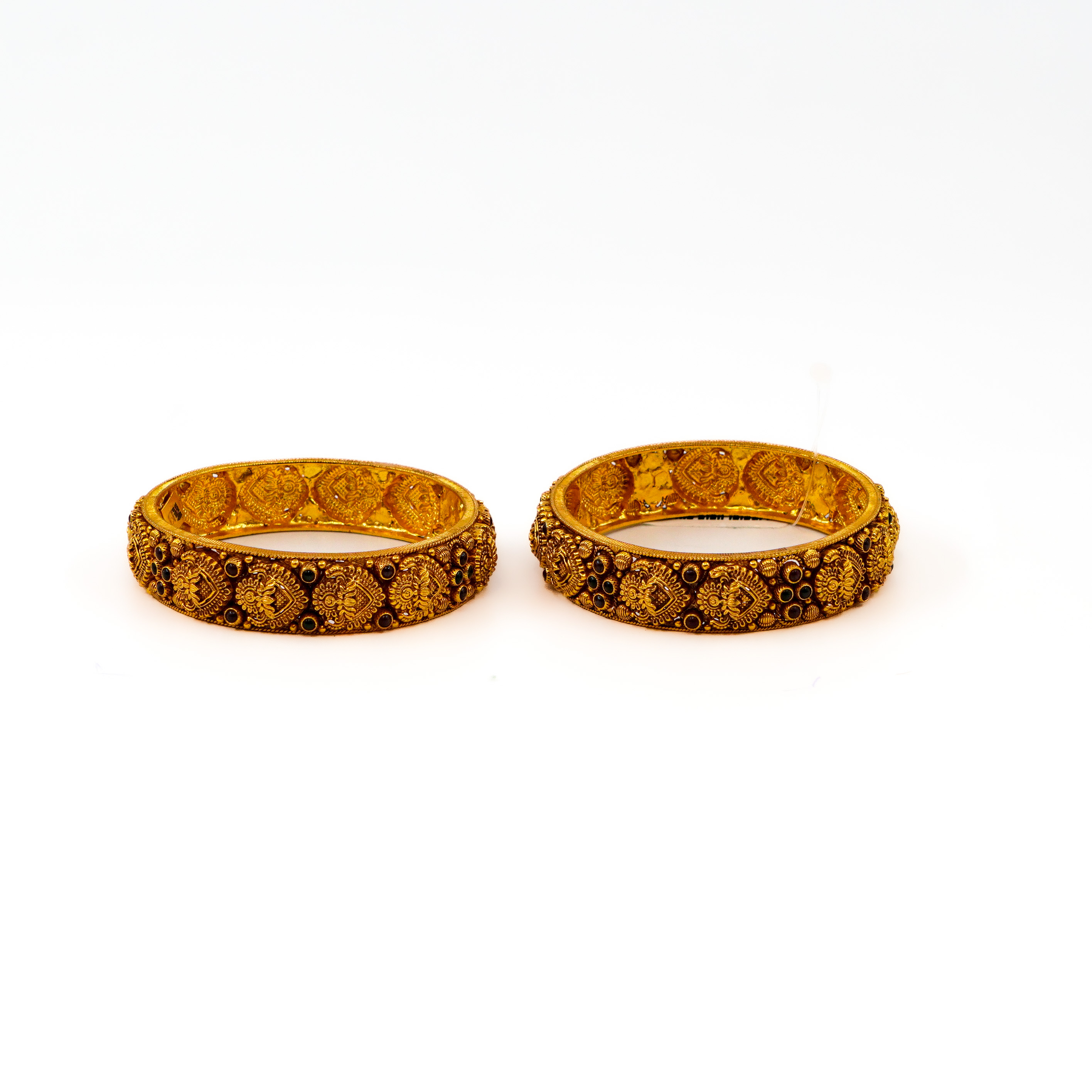 Raag Silver Jewellery Basheerbagh - Antique Gold Bangles