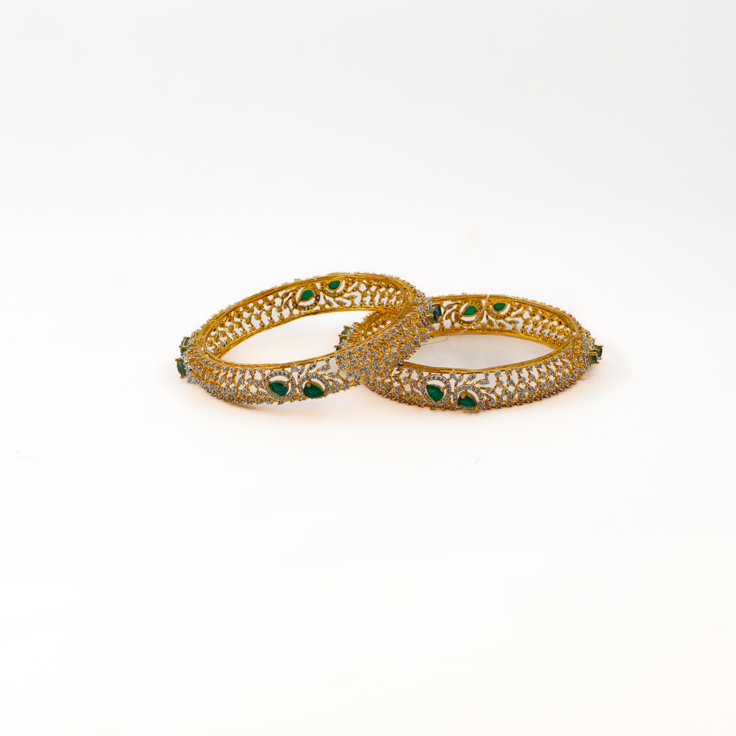 Raag Silver Jewellery Basheerbagh - AD Stone Bangles