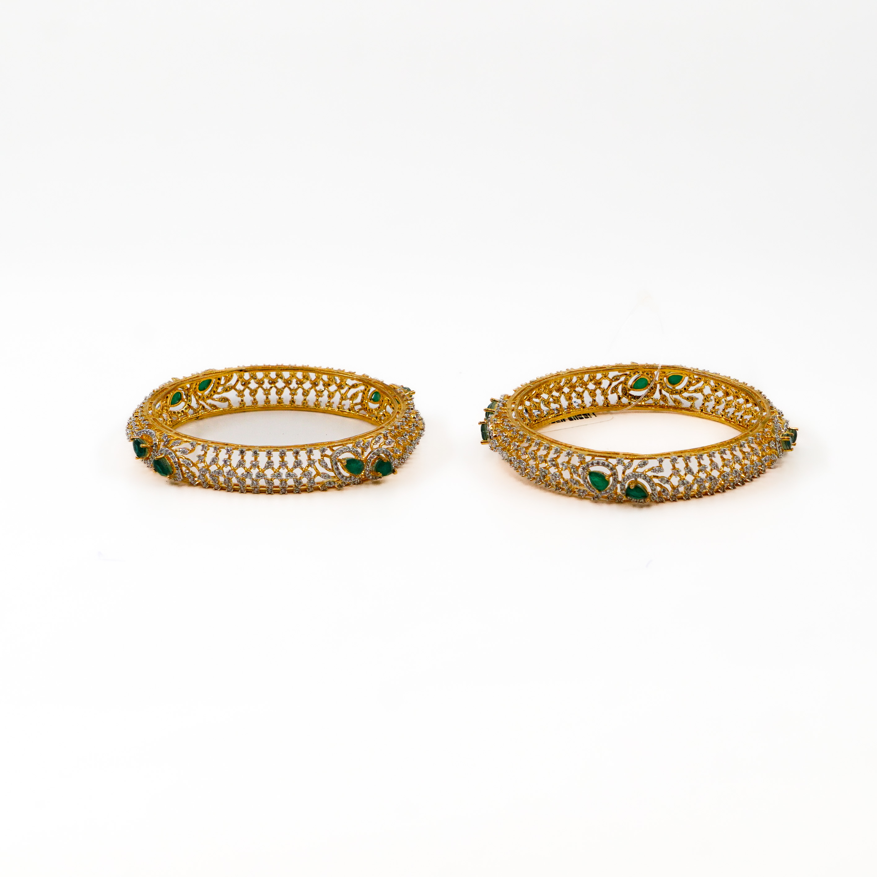 Raag Silver Jewellery Basheerbagh - AD Stone Bangles