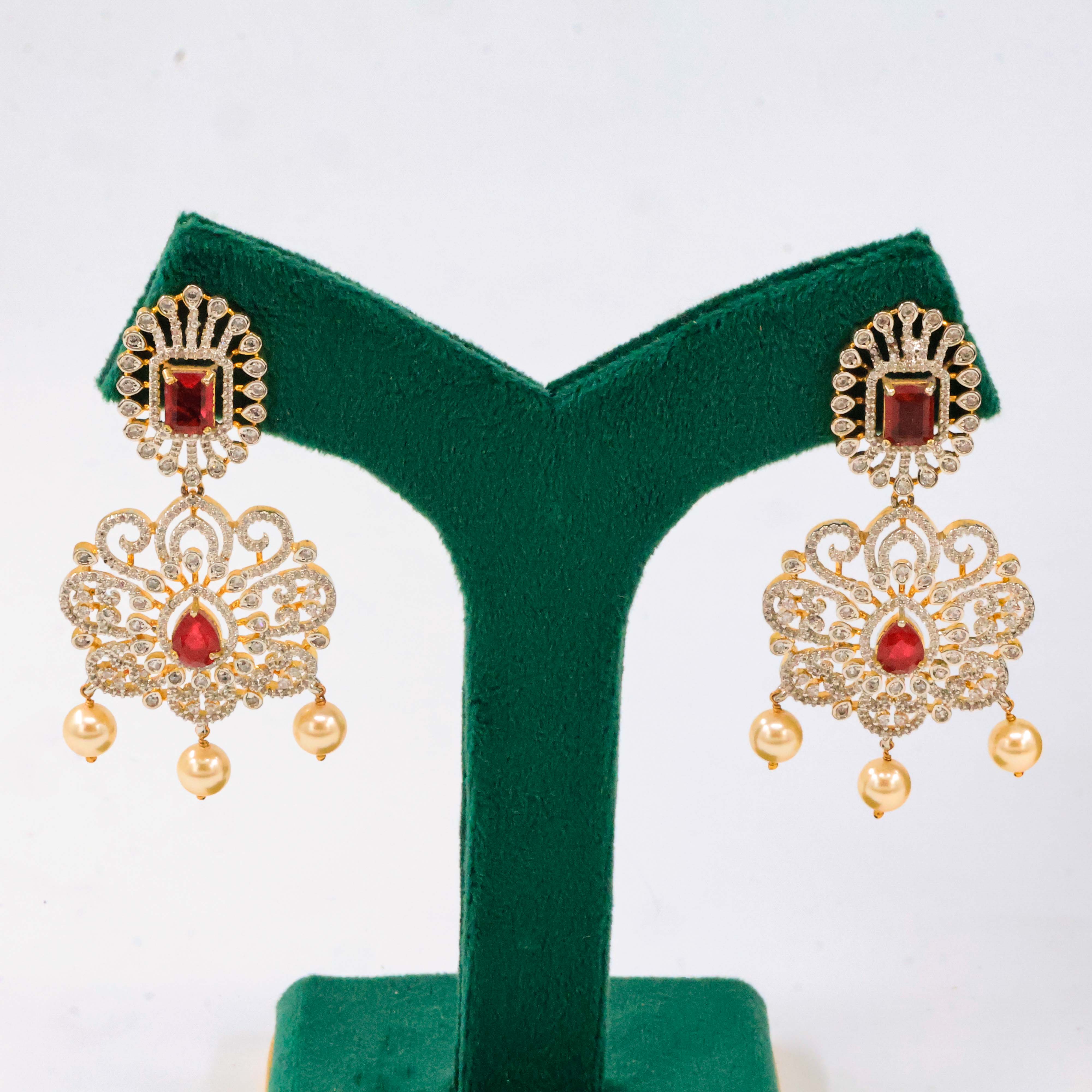 Peacock Haram Set