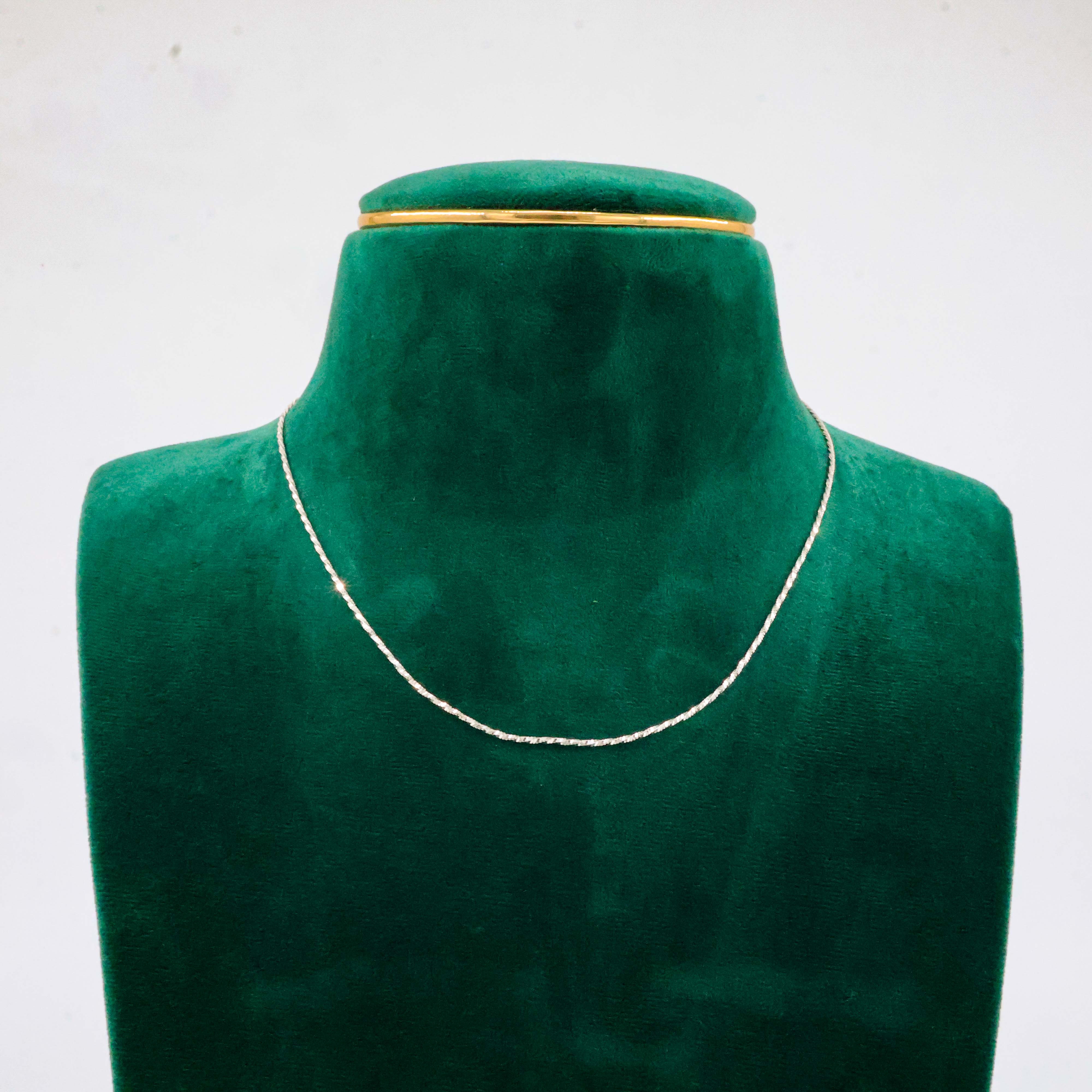Twisted Silver Chain