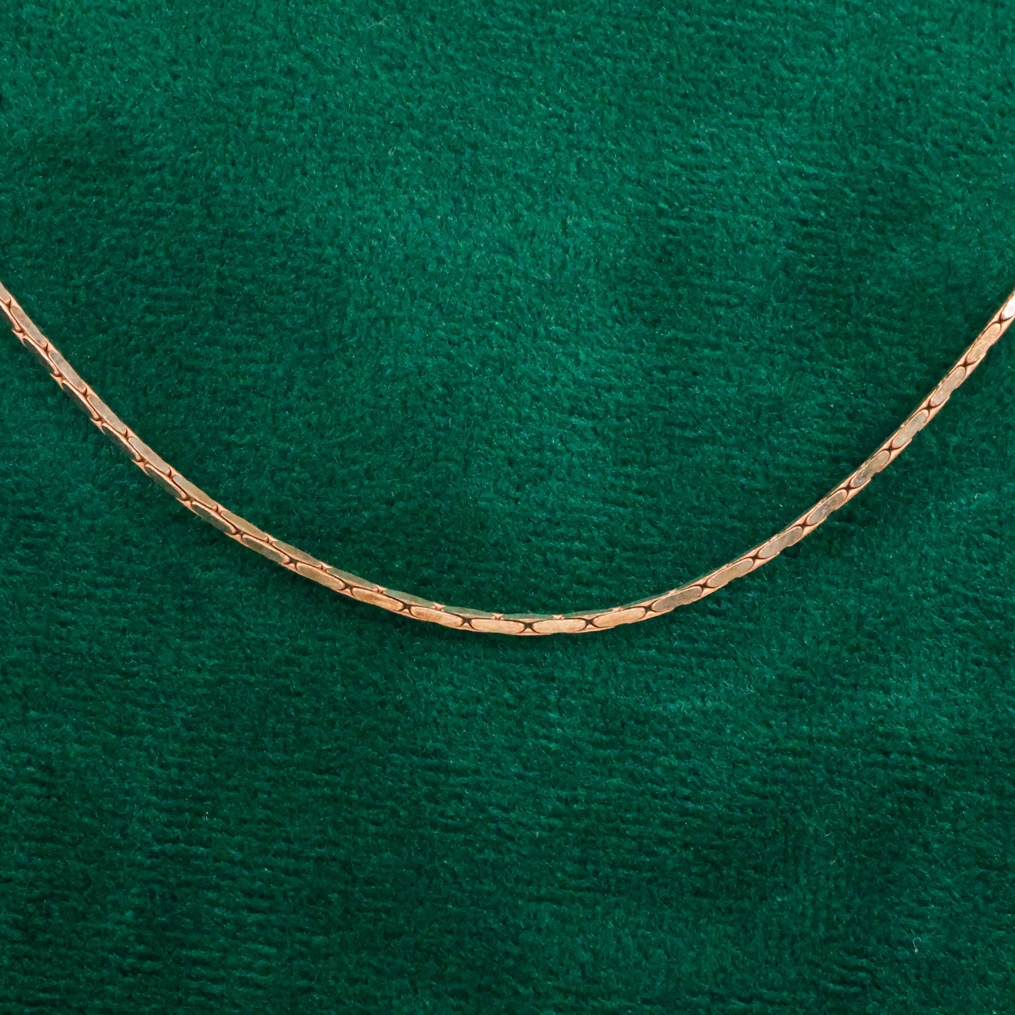 Gold Polish Plain Chain
