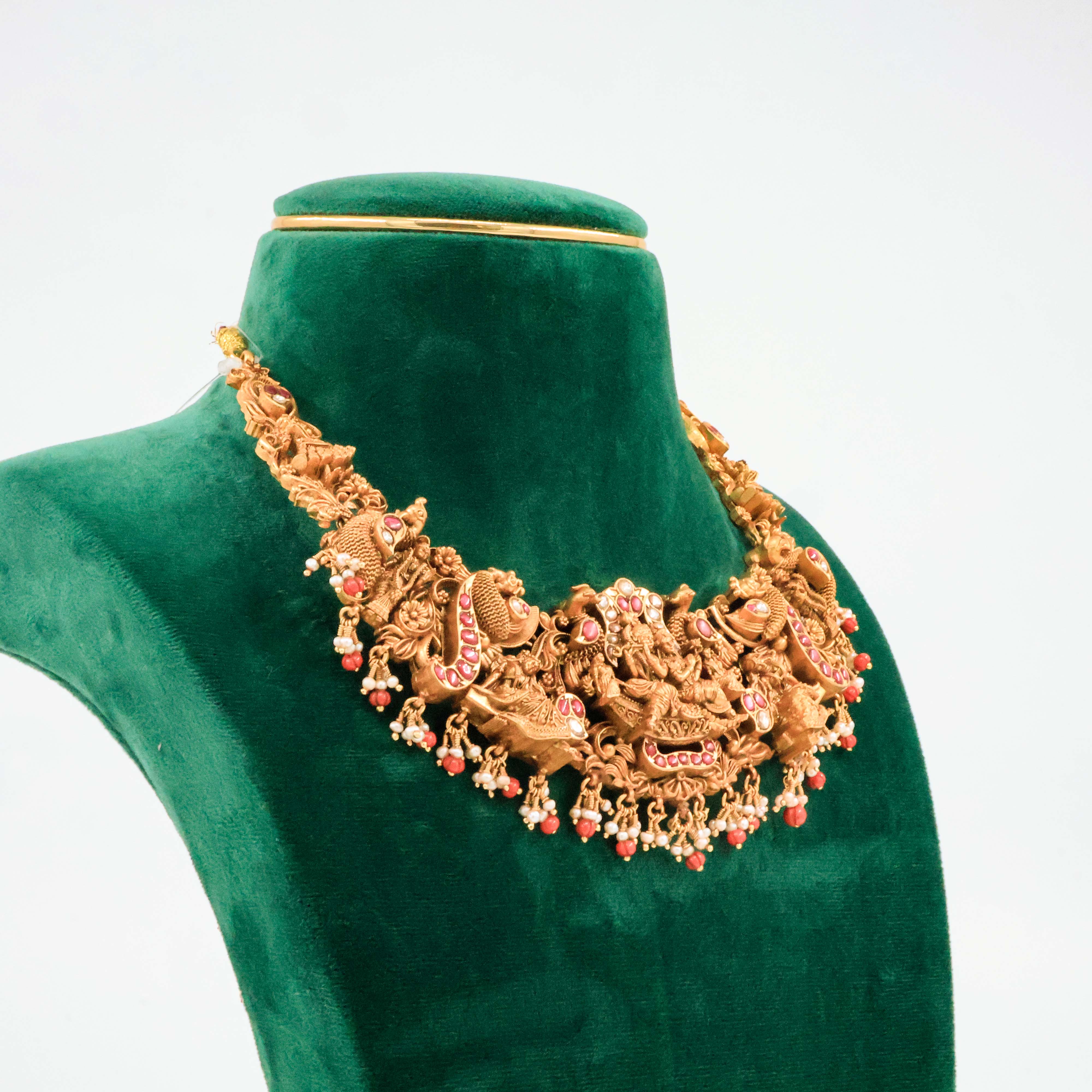 Krishna Peacock Necklace