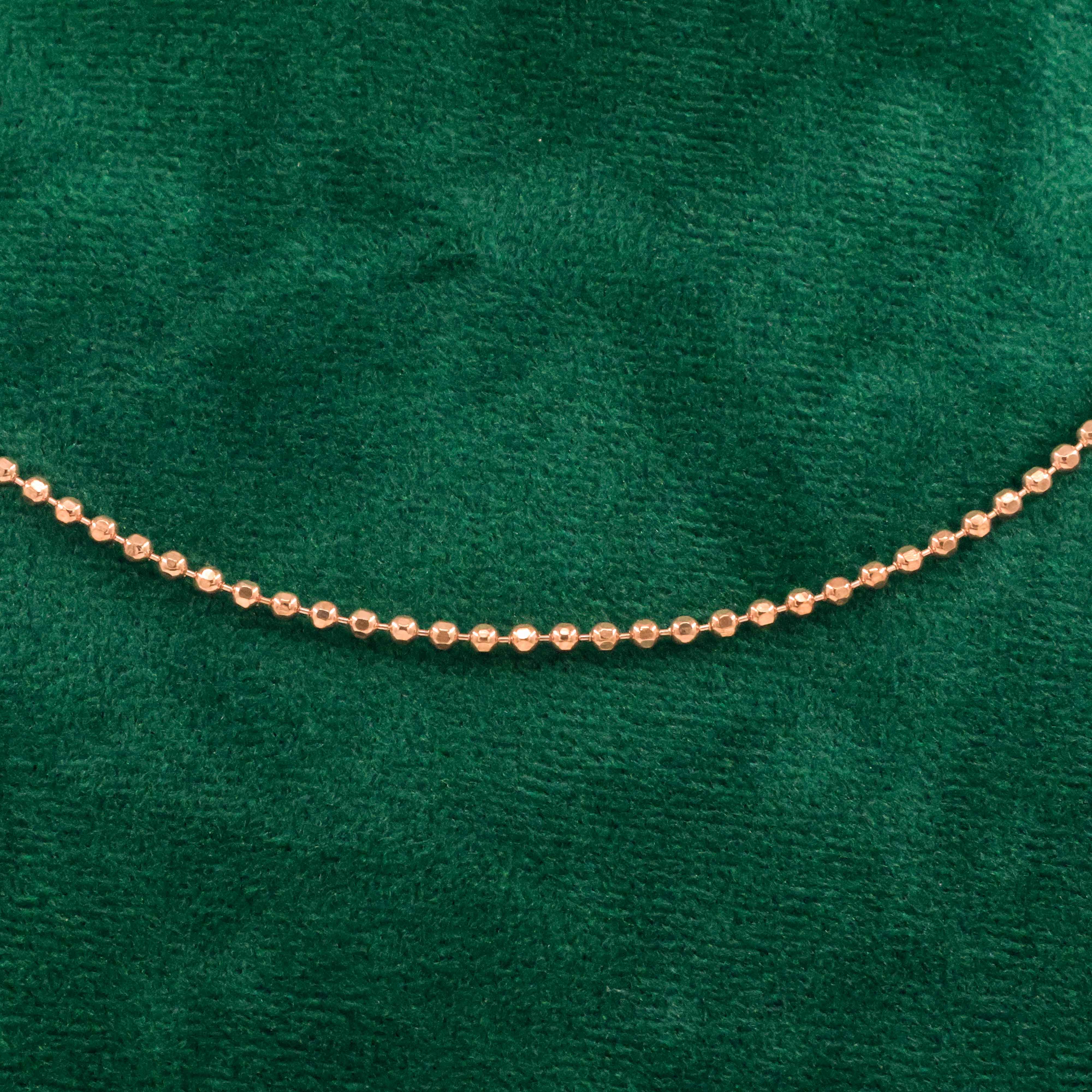 Gold Polish Bar Ball Chain
