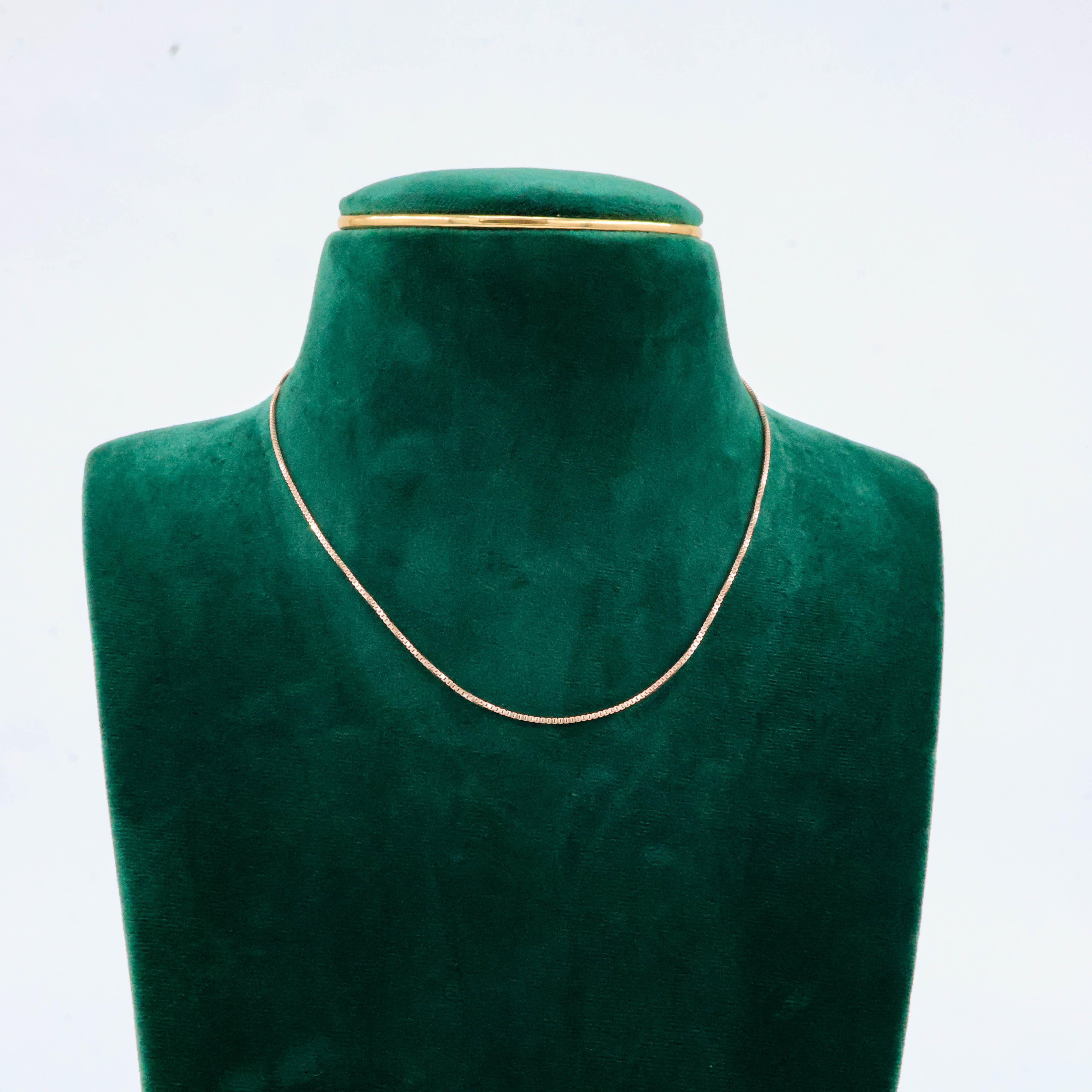 Gold Polish Box Chain