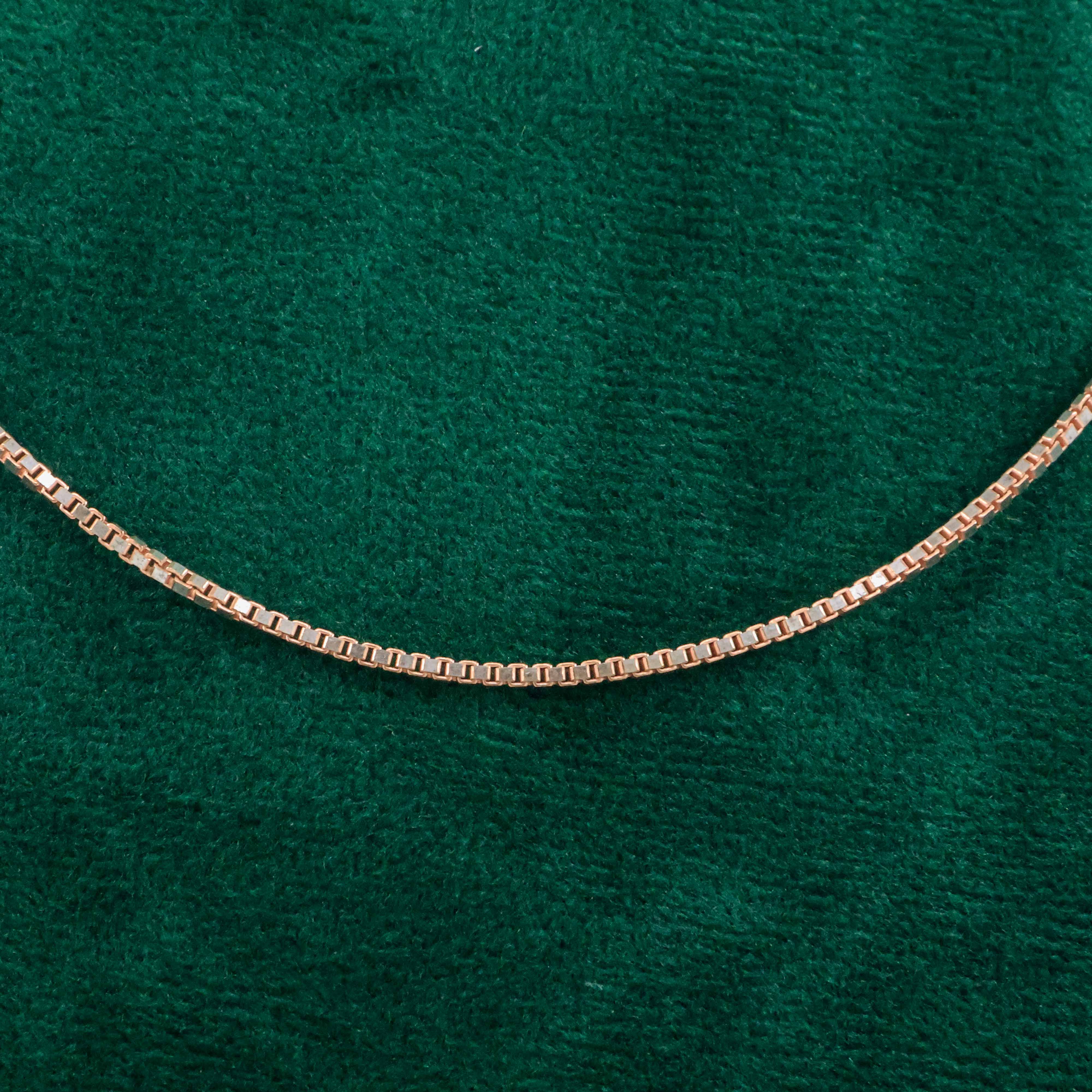 Raag Silver Jewellery Basheerbagh - Gold Polish Box Chain