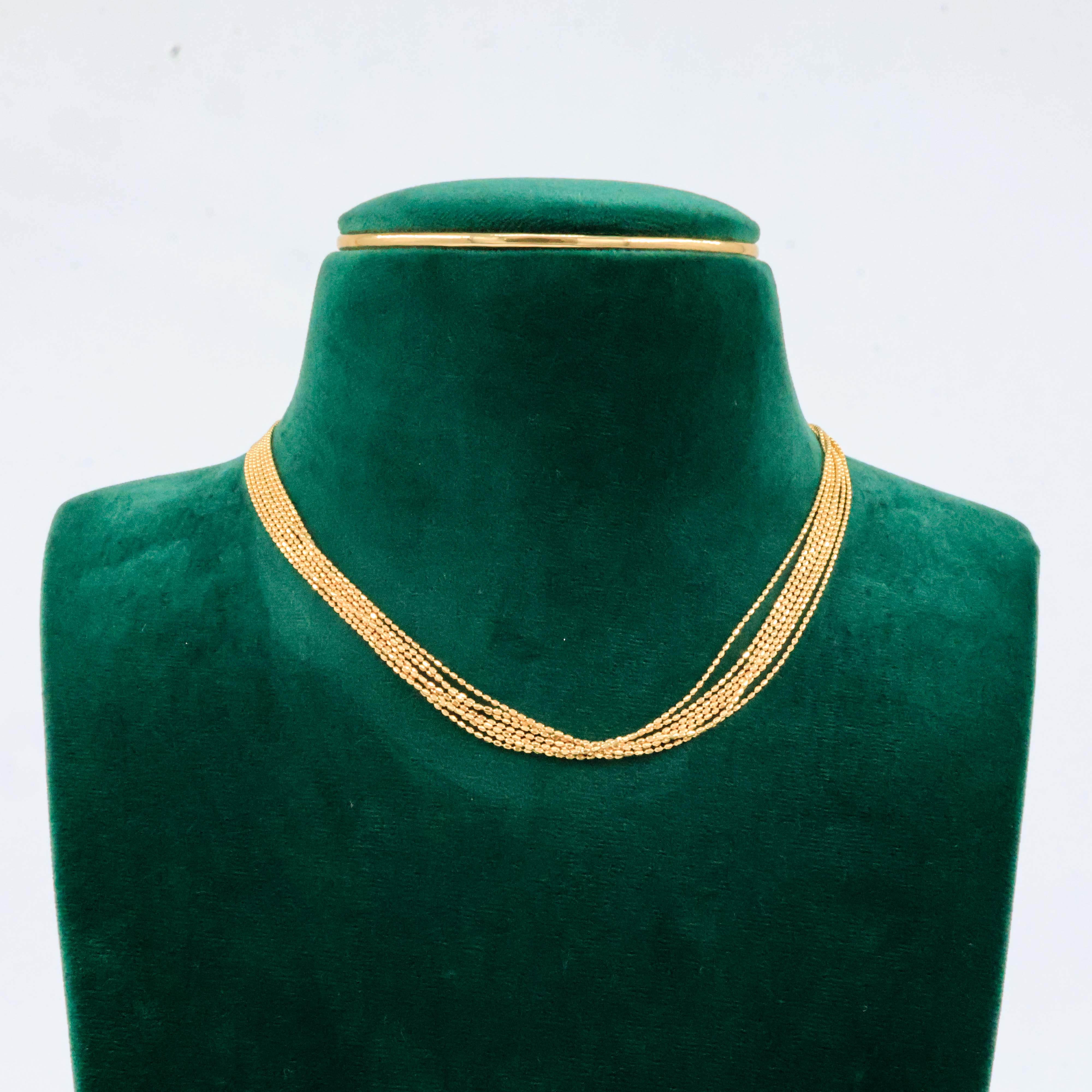 Layered Ball Chain Gold