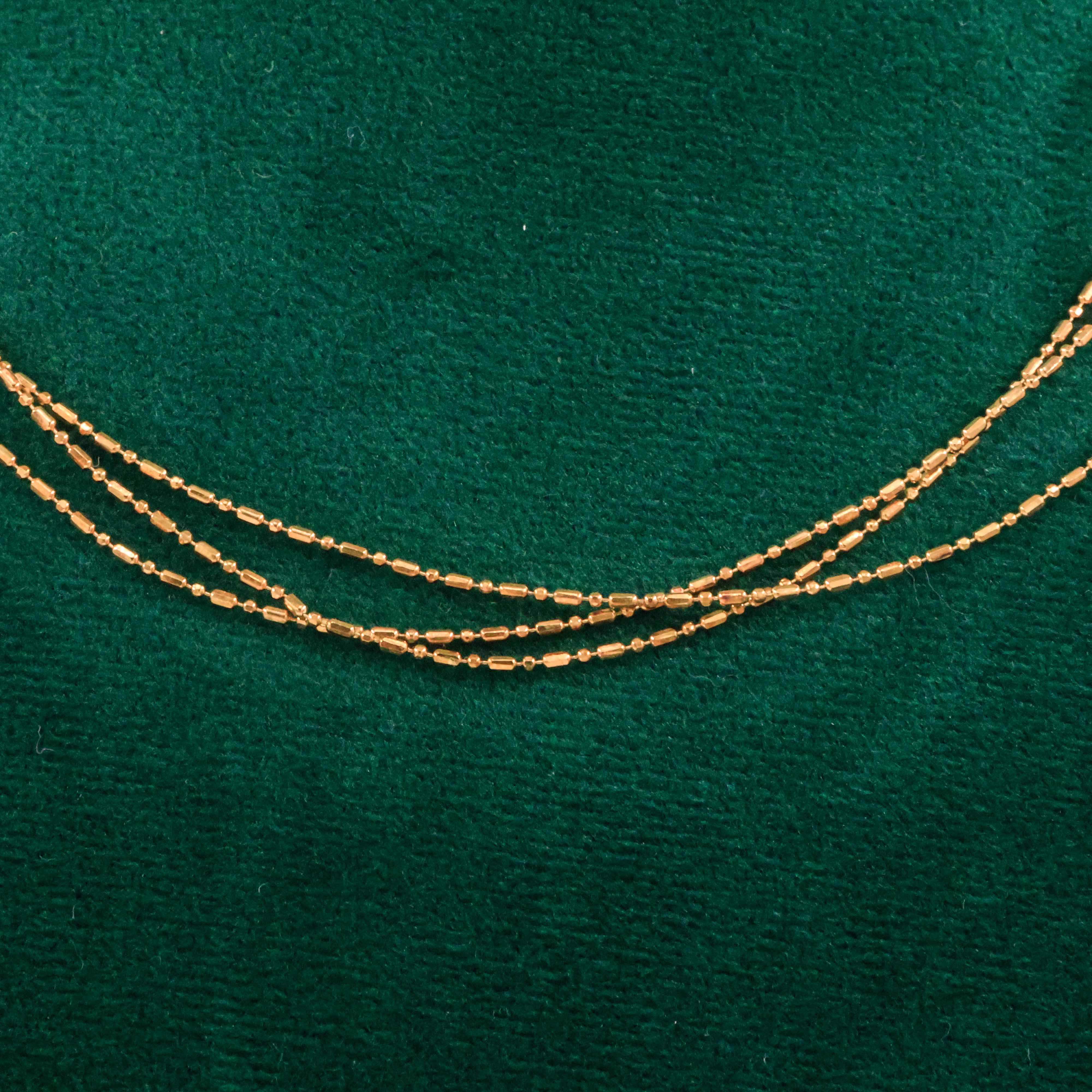 Raag Silver Jewellery Basheerbagh - Layered Gold Chain Gold