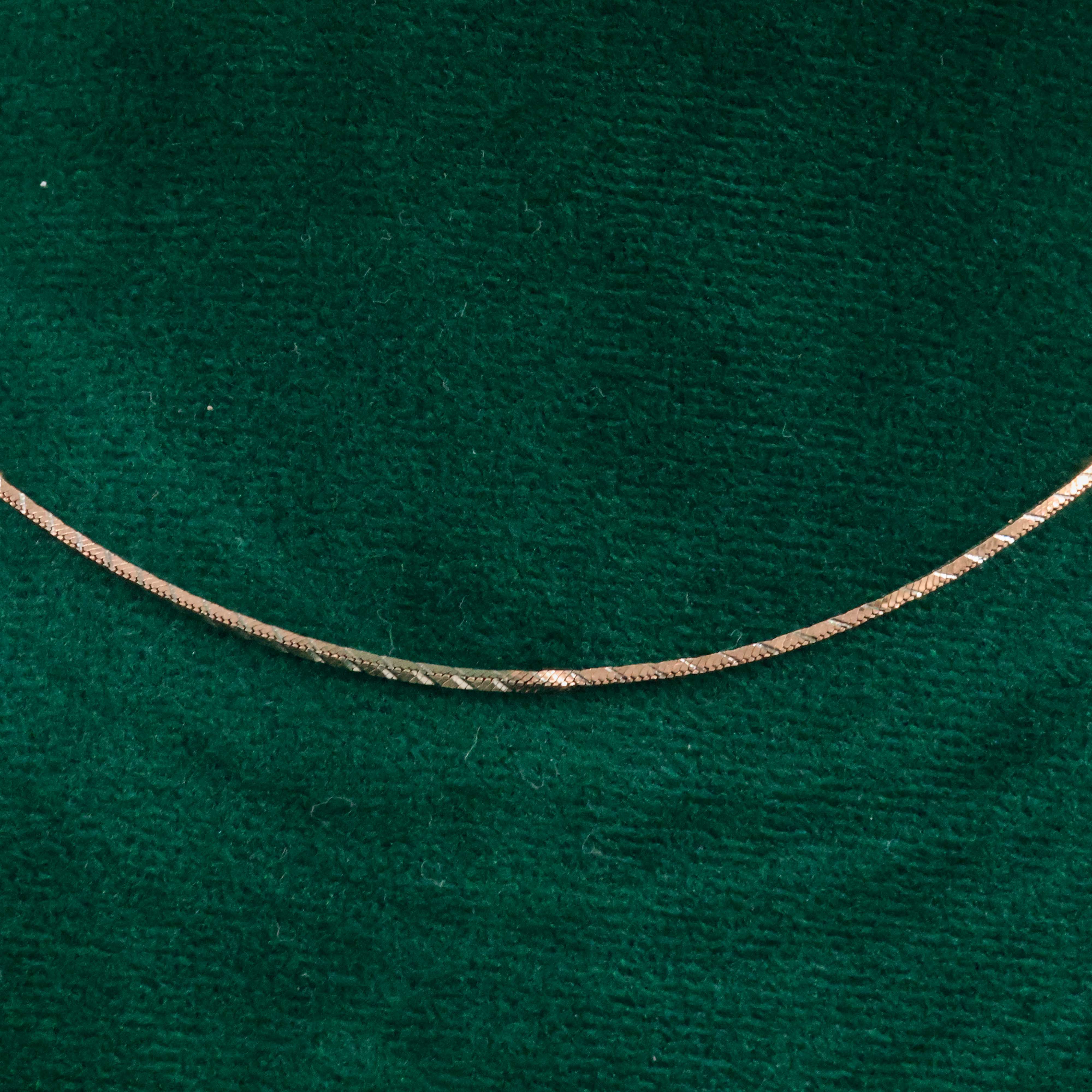 Raag Silver Jewellery Basheerbagh - Serpentine Gold Polish Chain