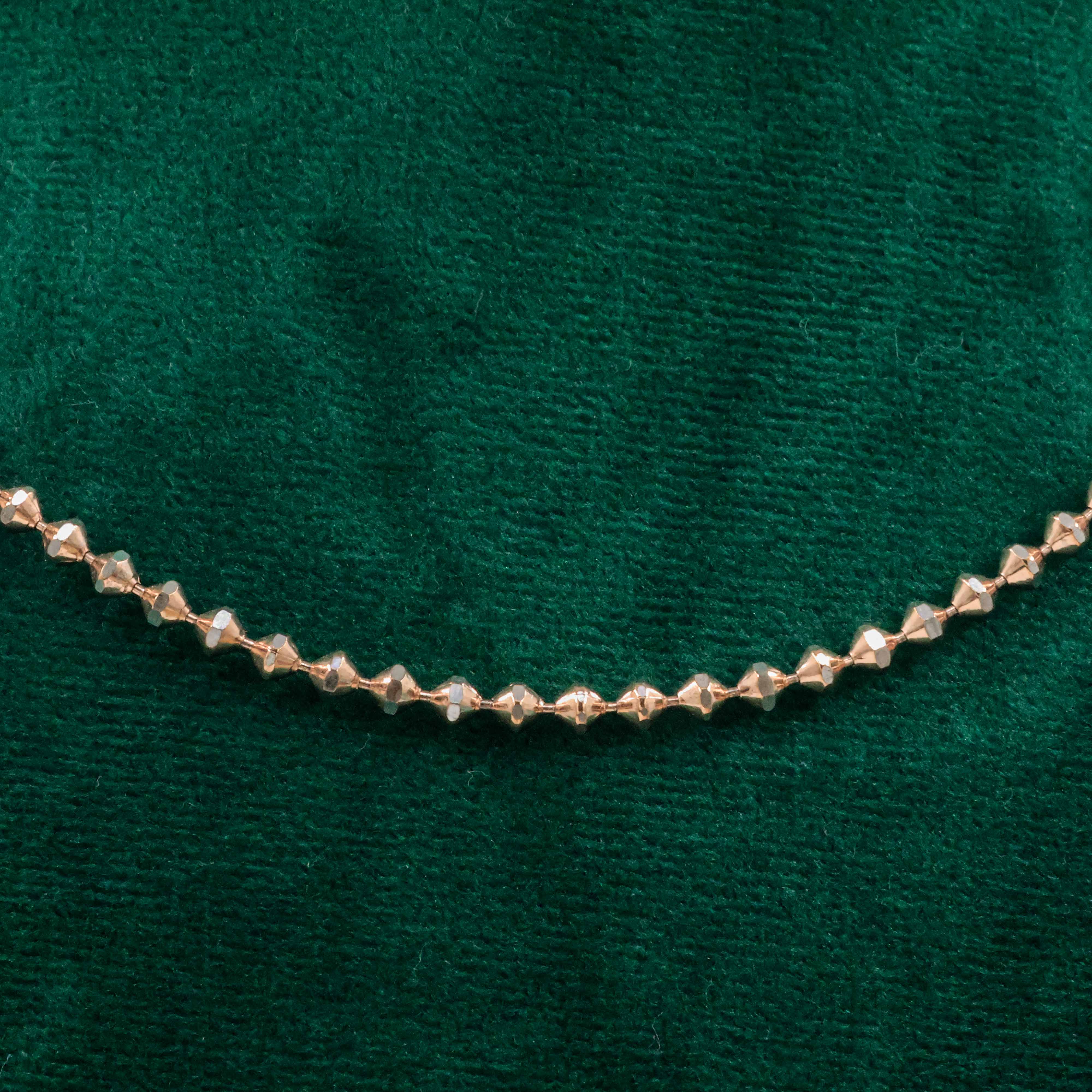 Raag Silver Jewellery Basheerbagh - Faceted Bead Chain
