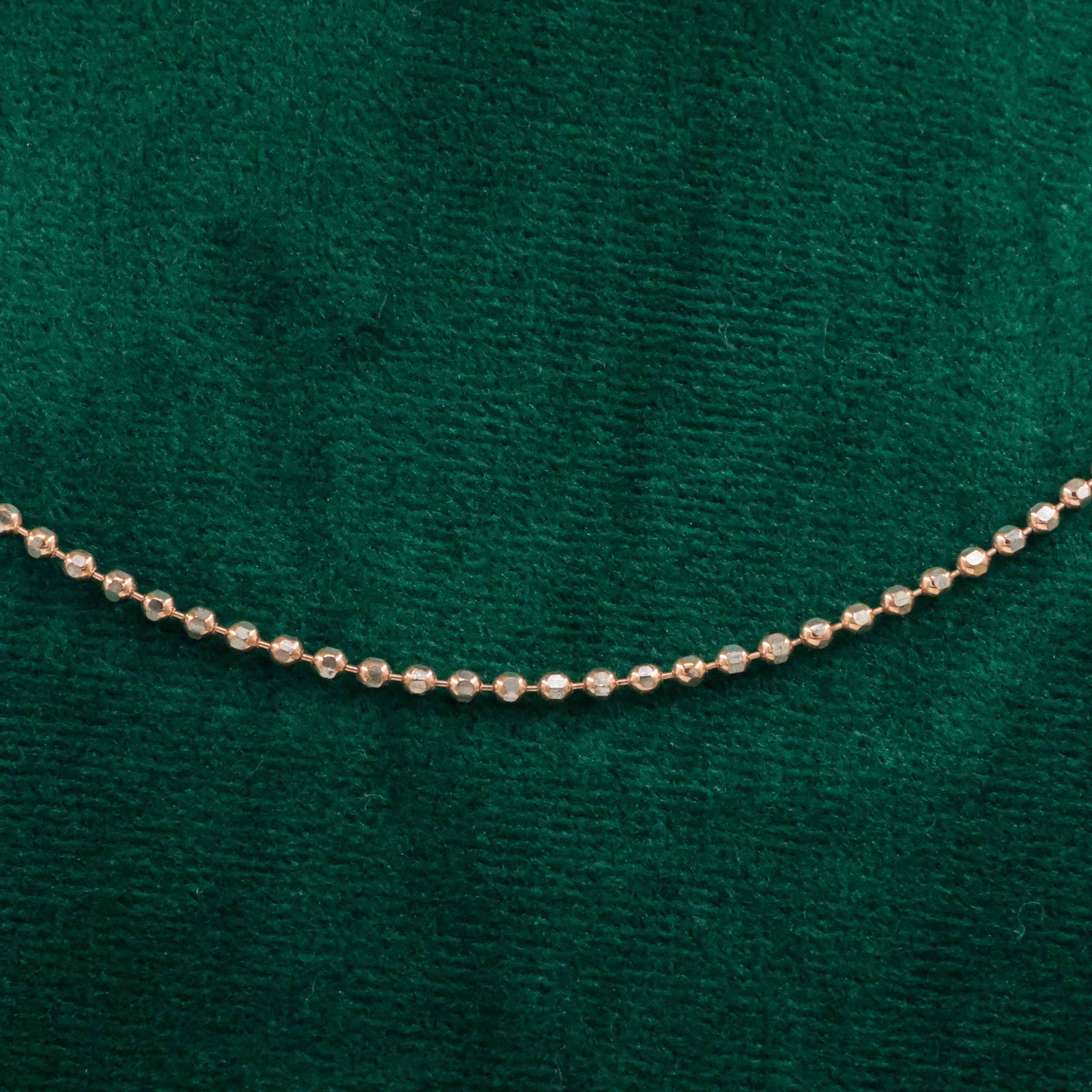 Raag Silver Jewellery Basheerbagh - Gold Polish Ball Chain