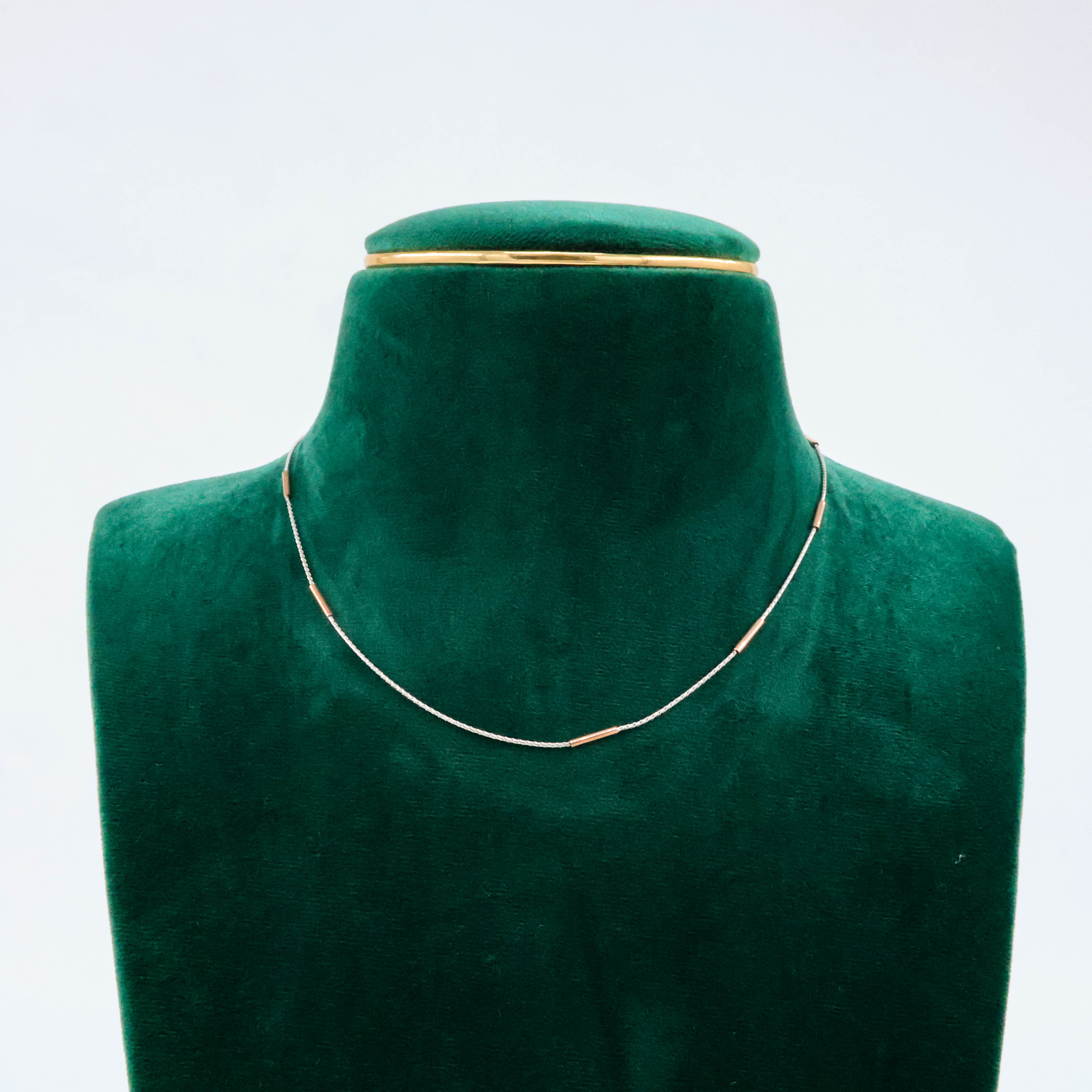 Double Tone Bar Chain