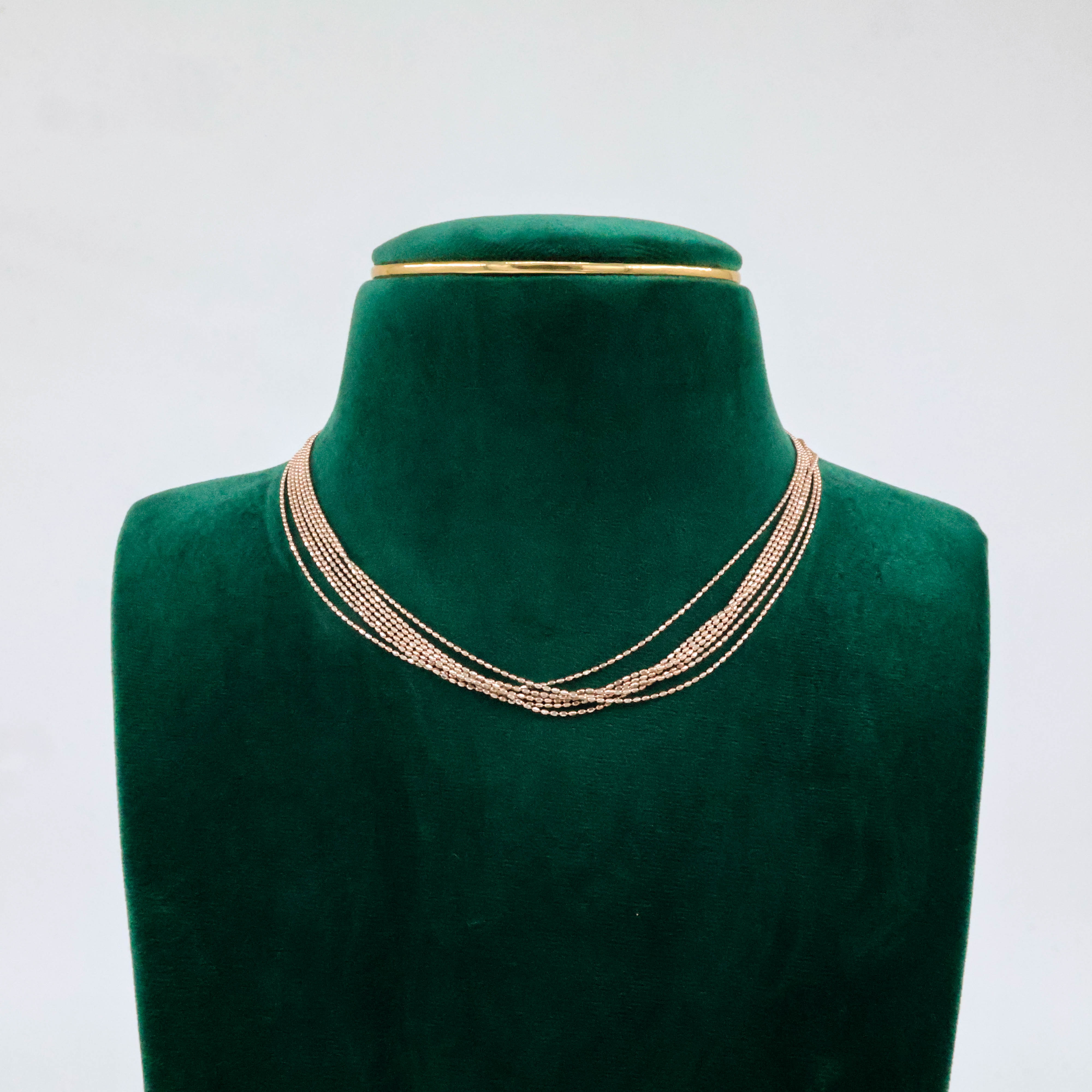 Rose Gold Layered Chain