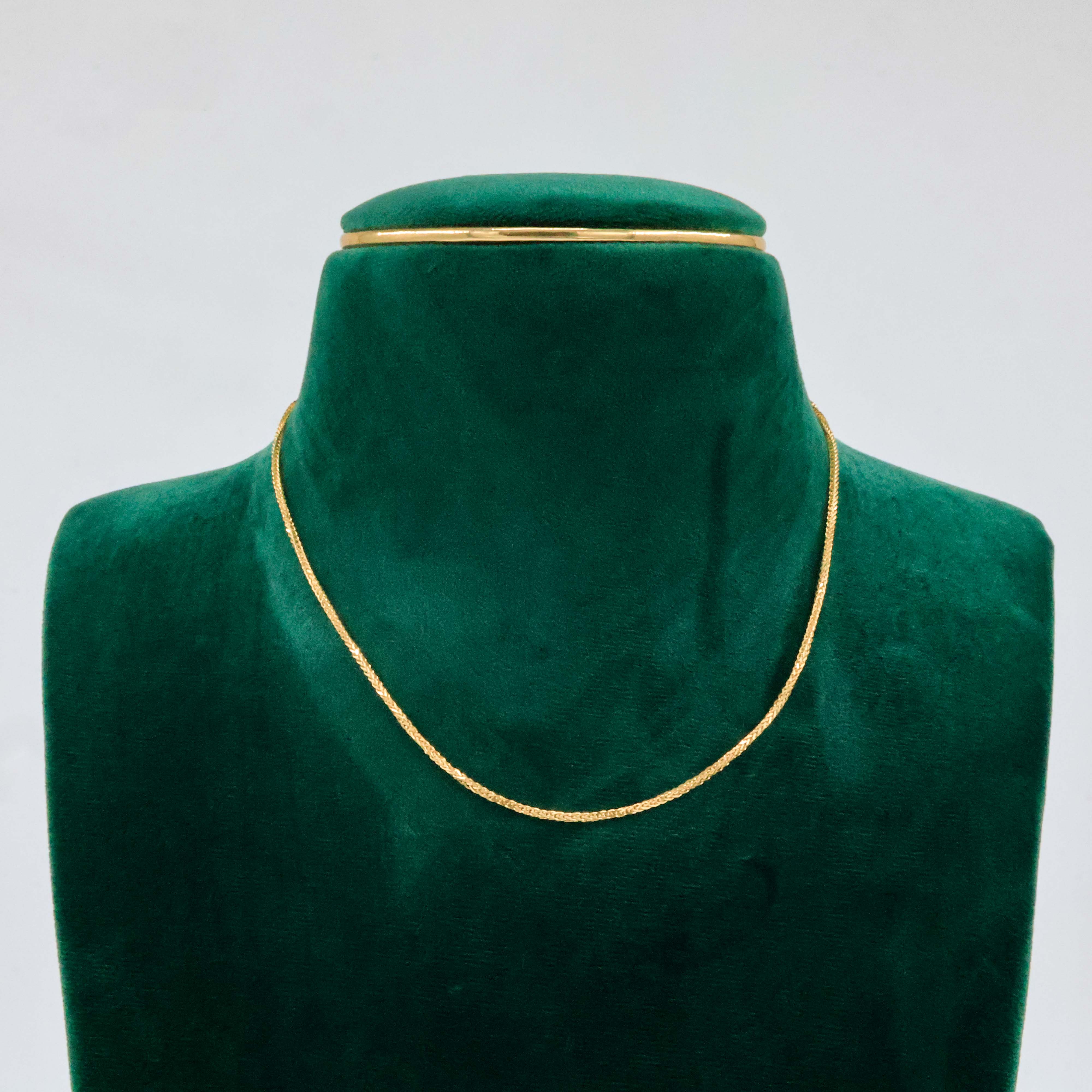 Gold Polish Foxtail Chain